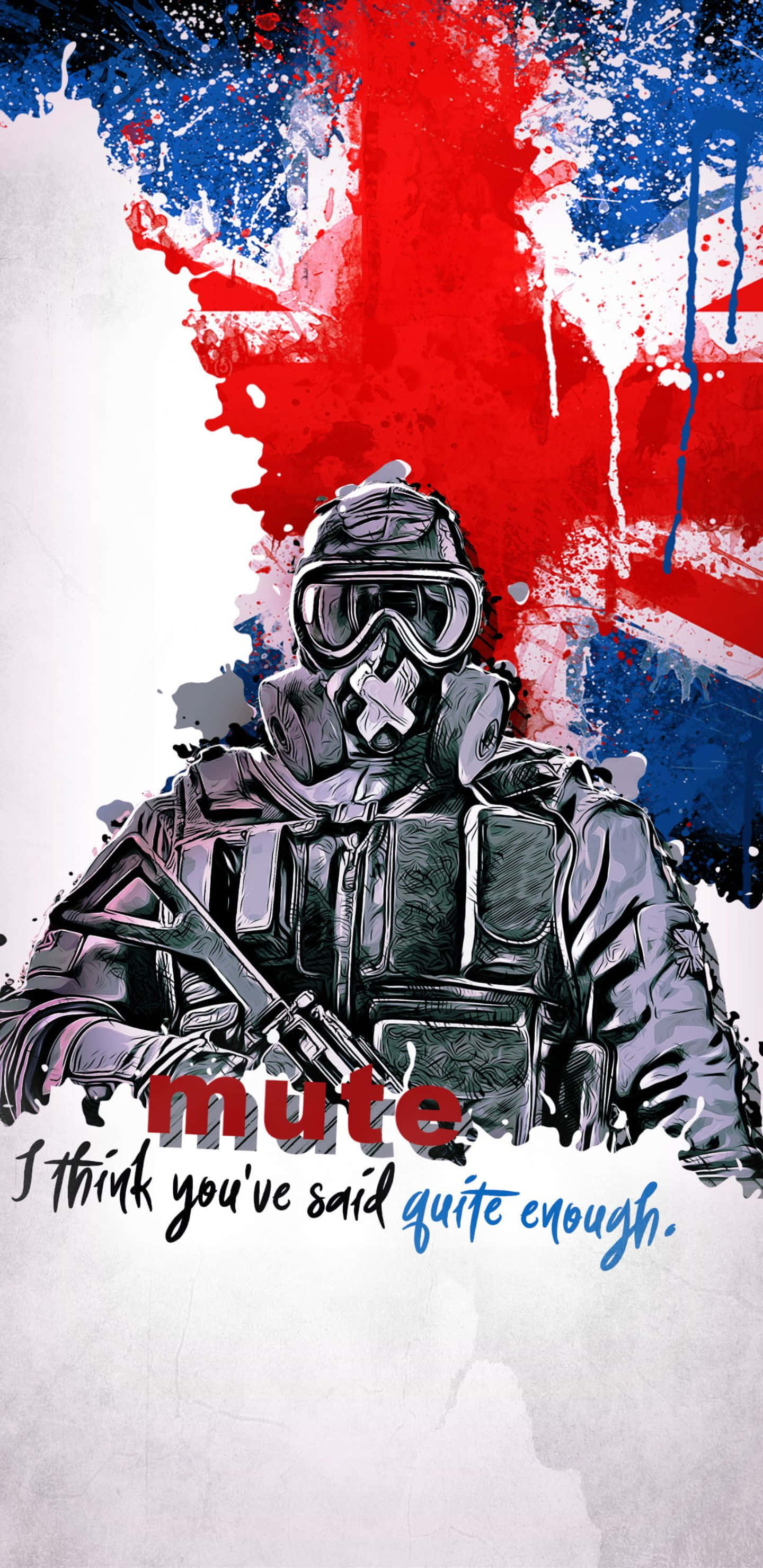 Динамична сцена популярної відеоигры Rainbow Six Siege на телефоні Samsung Pixel 3xl Шпалери