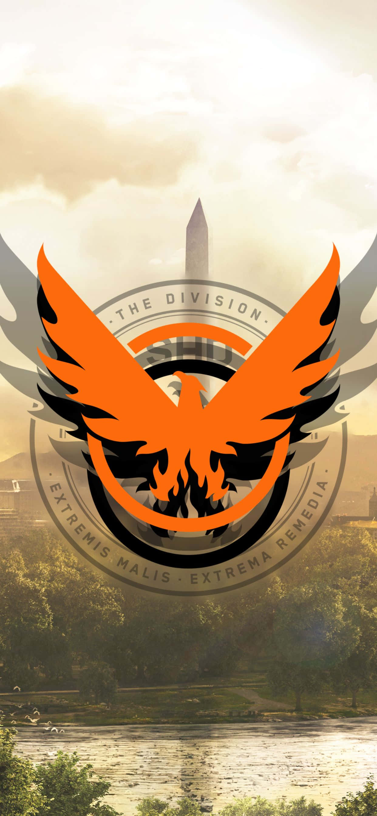 Добро пожаловать в The Division на iPhone Xs Max Шпалери