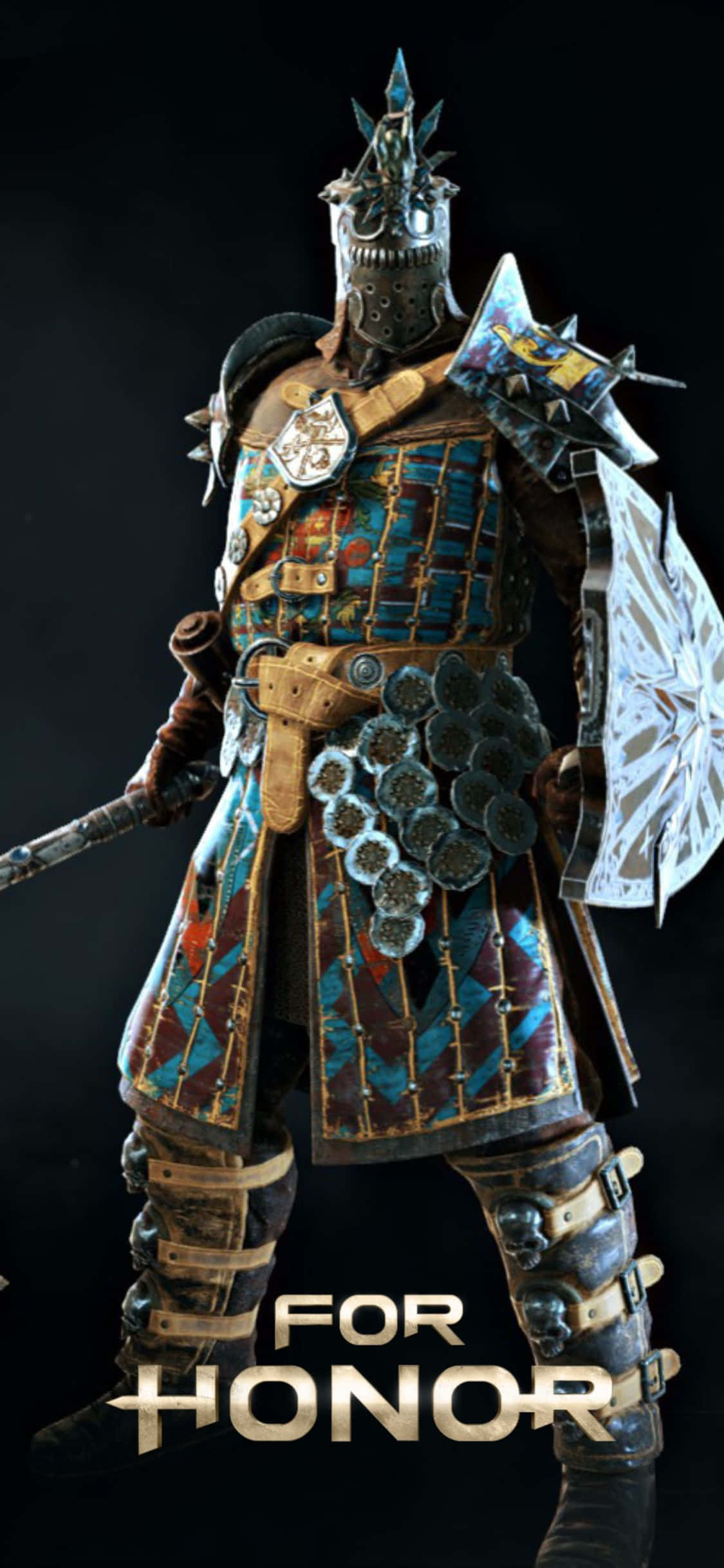 Доминируйте в игре с мощным iPhone Xs For Honor Шпалери