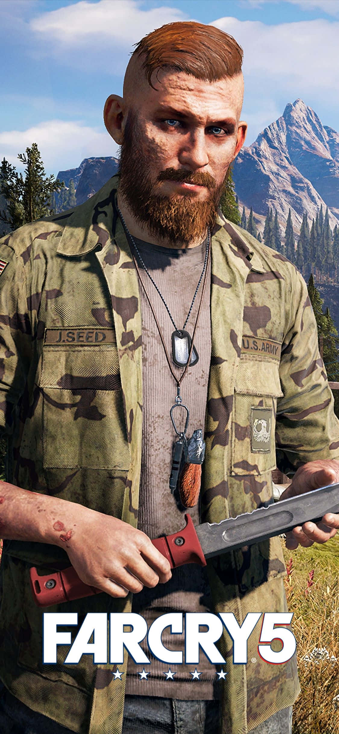 Познай світ Far Cry 5 на своём iPhone Xs Шпалери