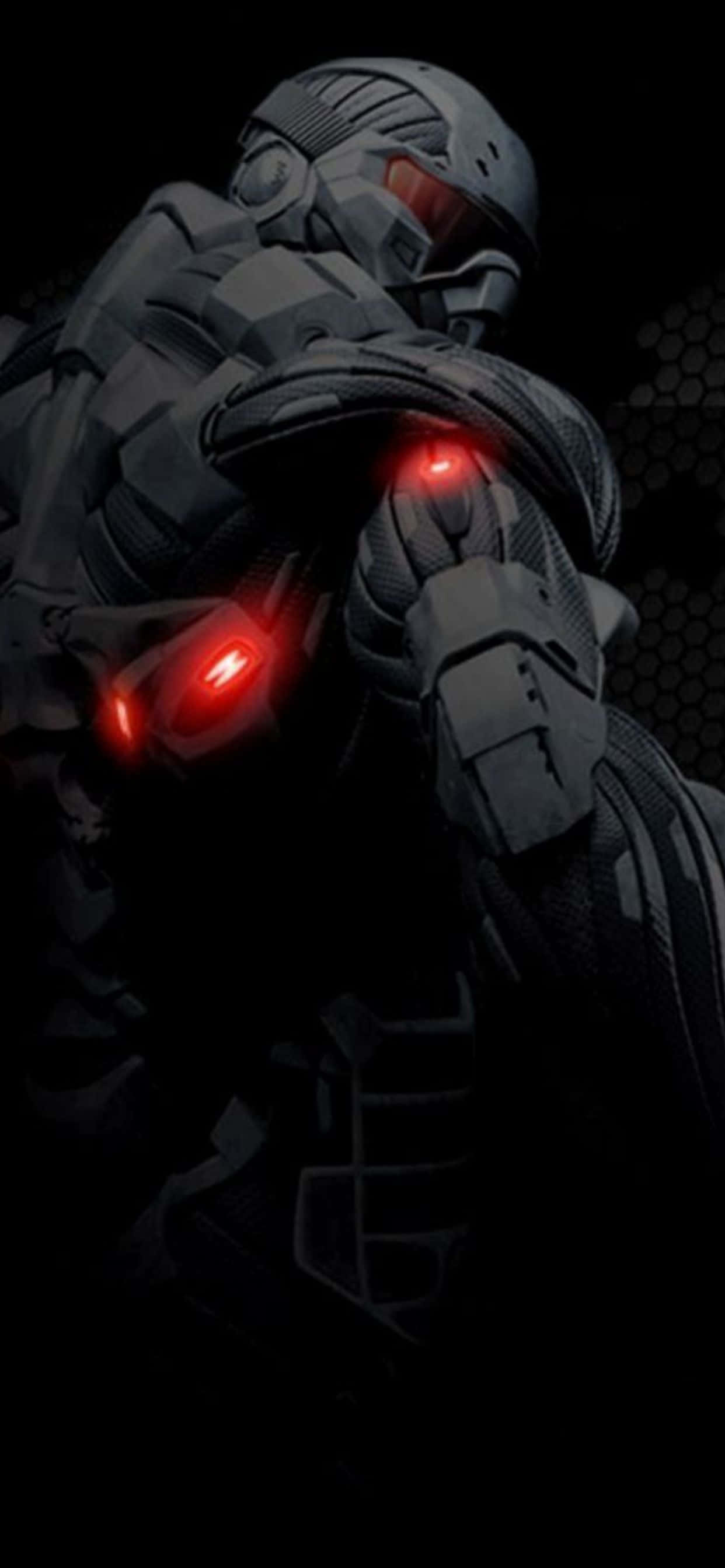 Исследуйте глубины Crysis Warhead с вашим iPhone XS Max. Шпалери