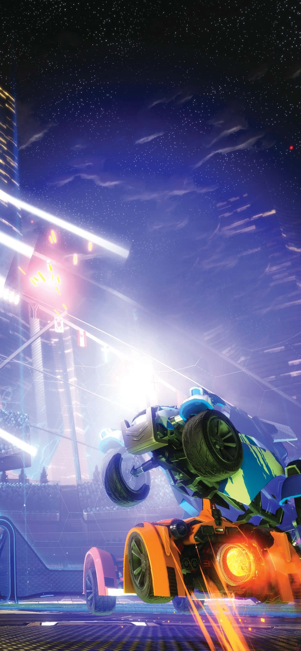 Достигая новых высот с iPhone Xs Max и Rocket League Шпалери