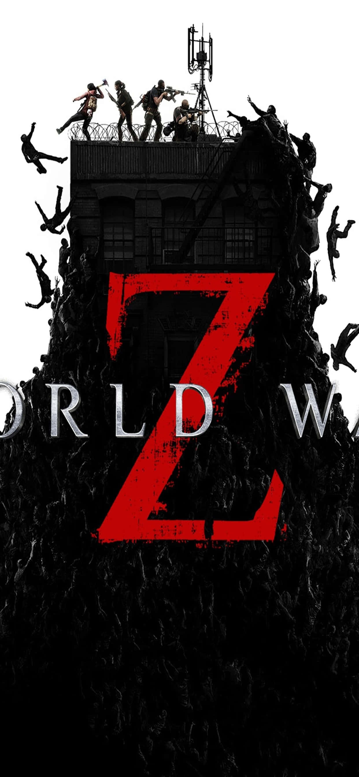 Драматическая сцена World War Z на iPhone Xs Max Шпалери