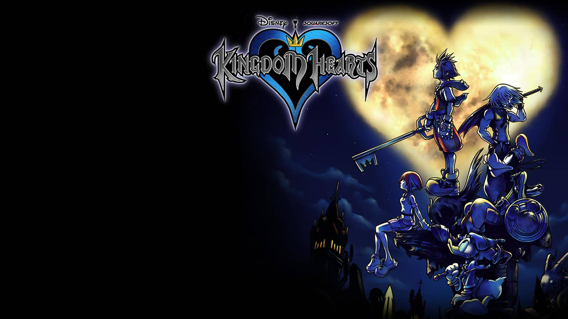 Екран блокування з логотипом Kingdom Hearts