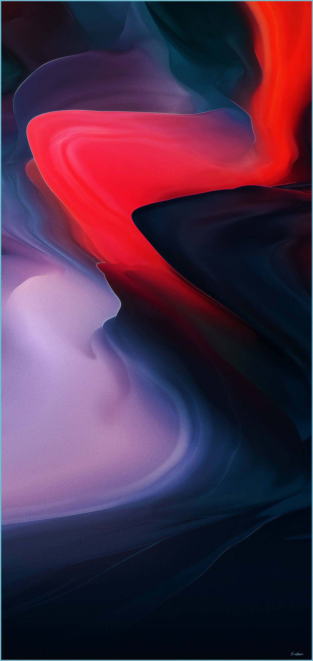 Елегантний OnePlus 9 Pro в абстрактному дизайні темно-червоного кольору Шпалери