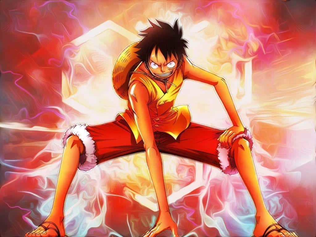 Епічний удар Люффі об підлогу One Piece Шпалери