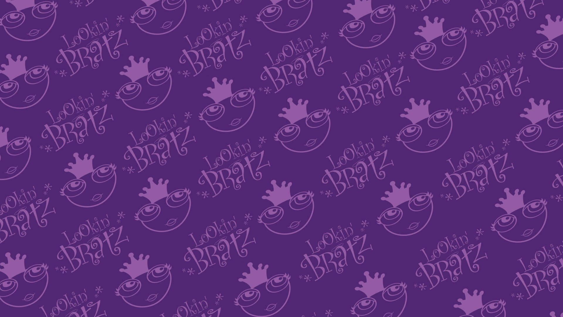 Естетика Bratz фіолетовий візерунок Шпалери
