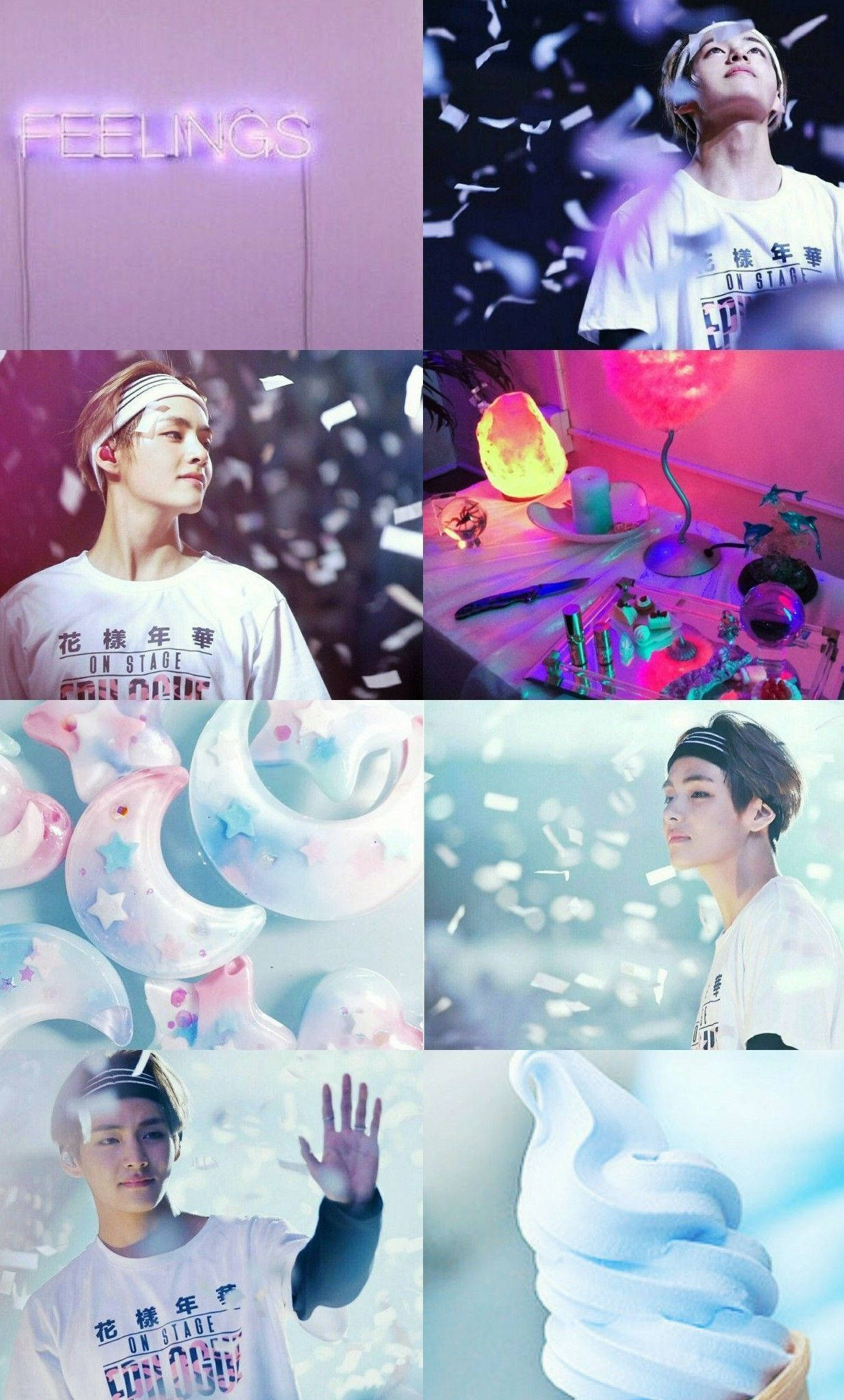 Естетика Dream Boy учасника BTS V Шпалери