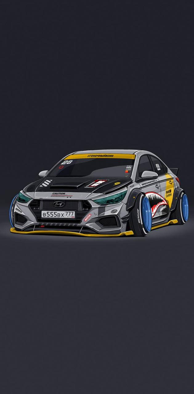 Естетика Hyundai JDM Шпалери