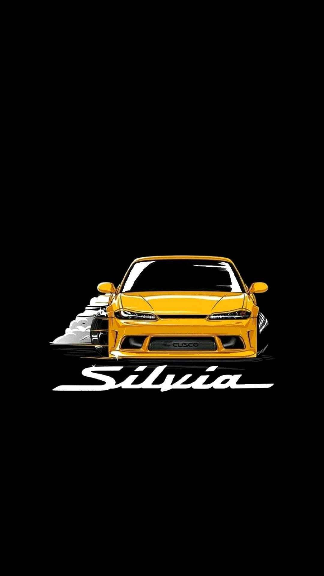 Естетика JDM: Nissan Silvia Art Шпалери