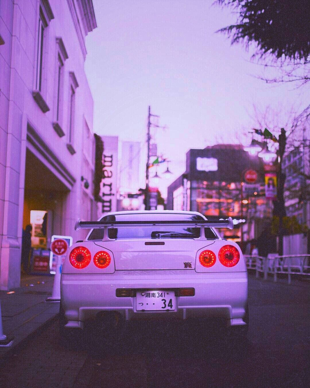 Естетика JDM Skyline GT-R Шпалери