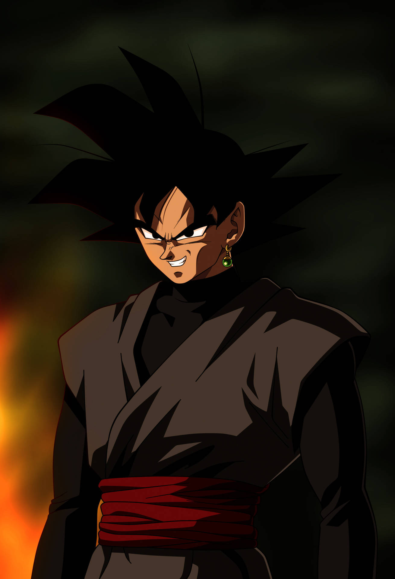 Естетика Замасу Чорного Гоку з Dragon Ball Шпалери