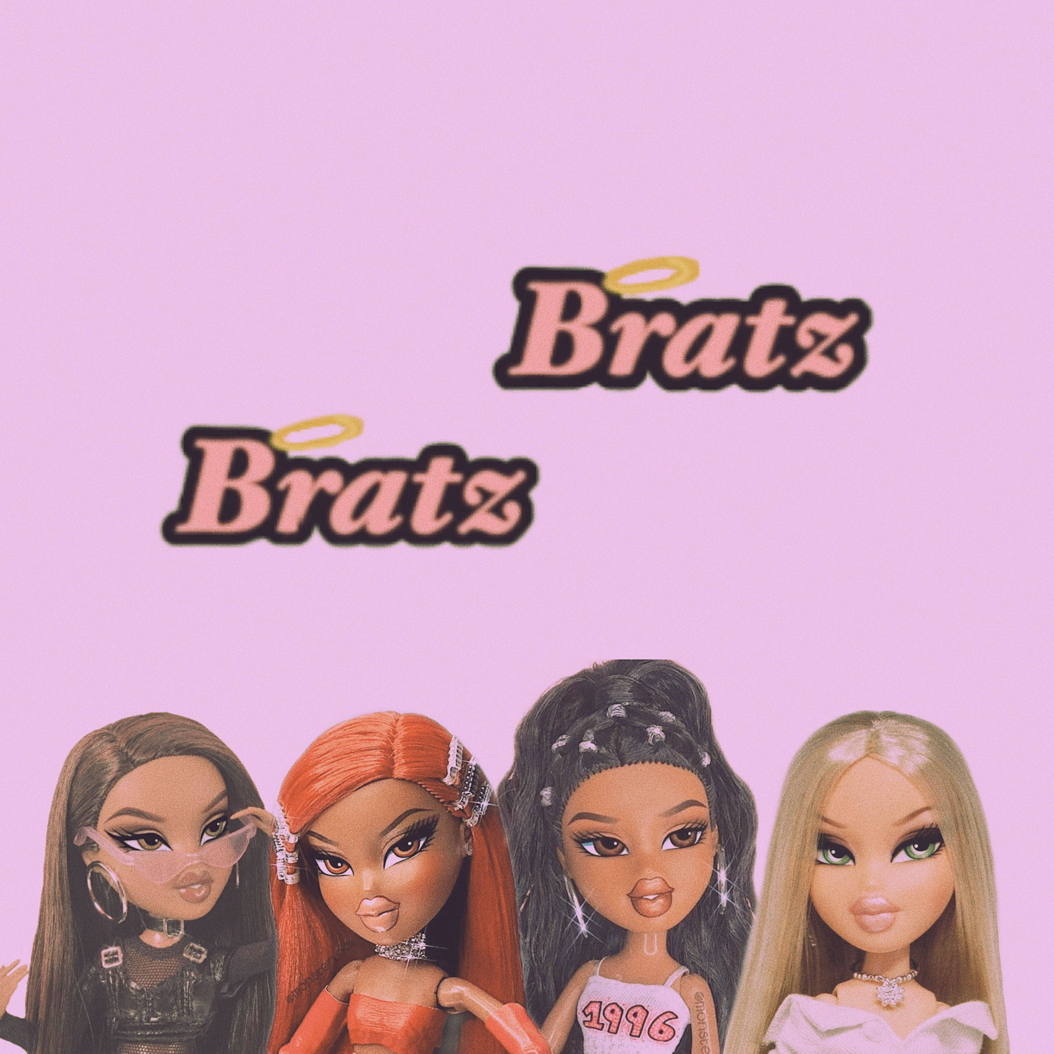 Естетична команда Bratz у рожевому Шпалери