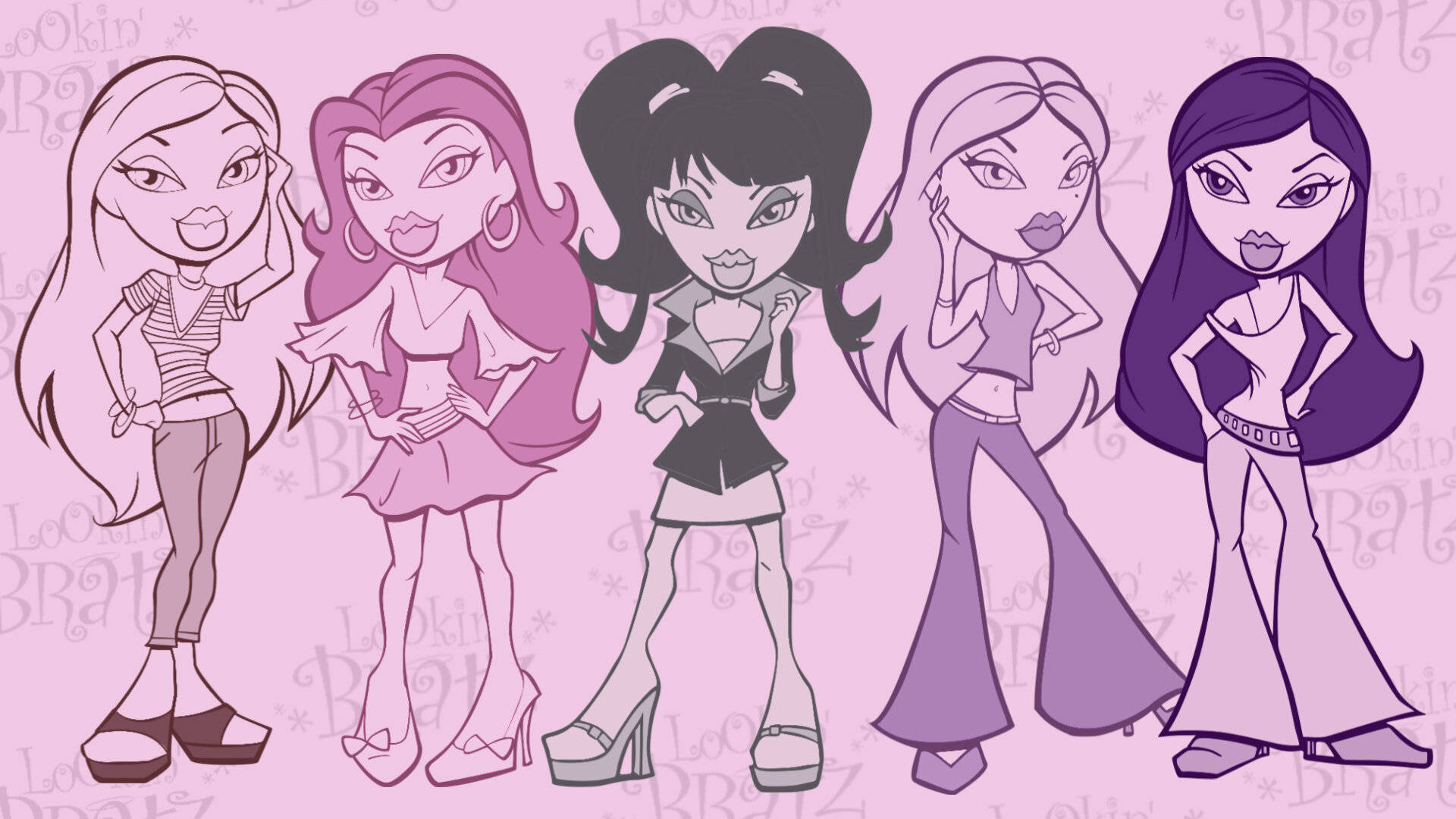 Естетична музична група Bratz Шпалери