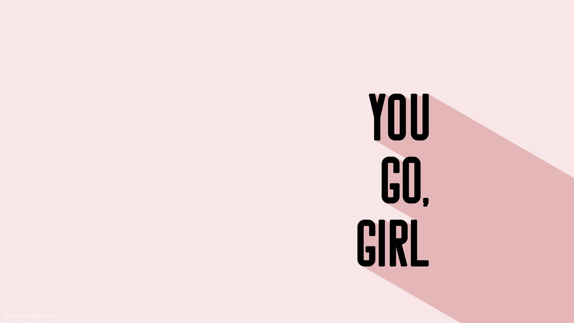 Шпалера для ноутбука You Go Girl