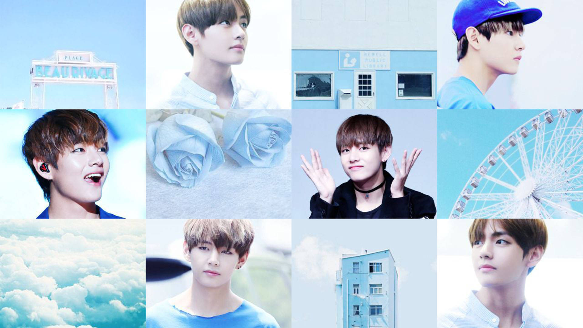 Естетичний хлопець BTS V Шпалери