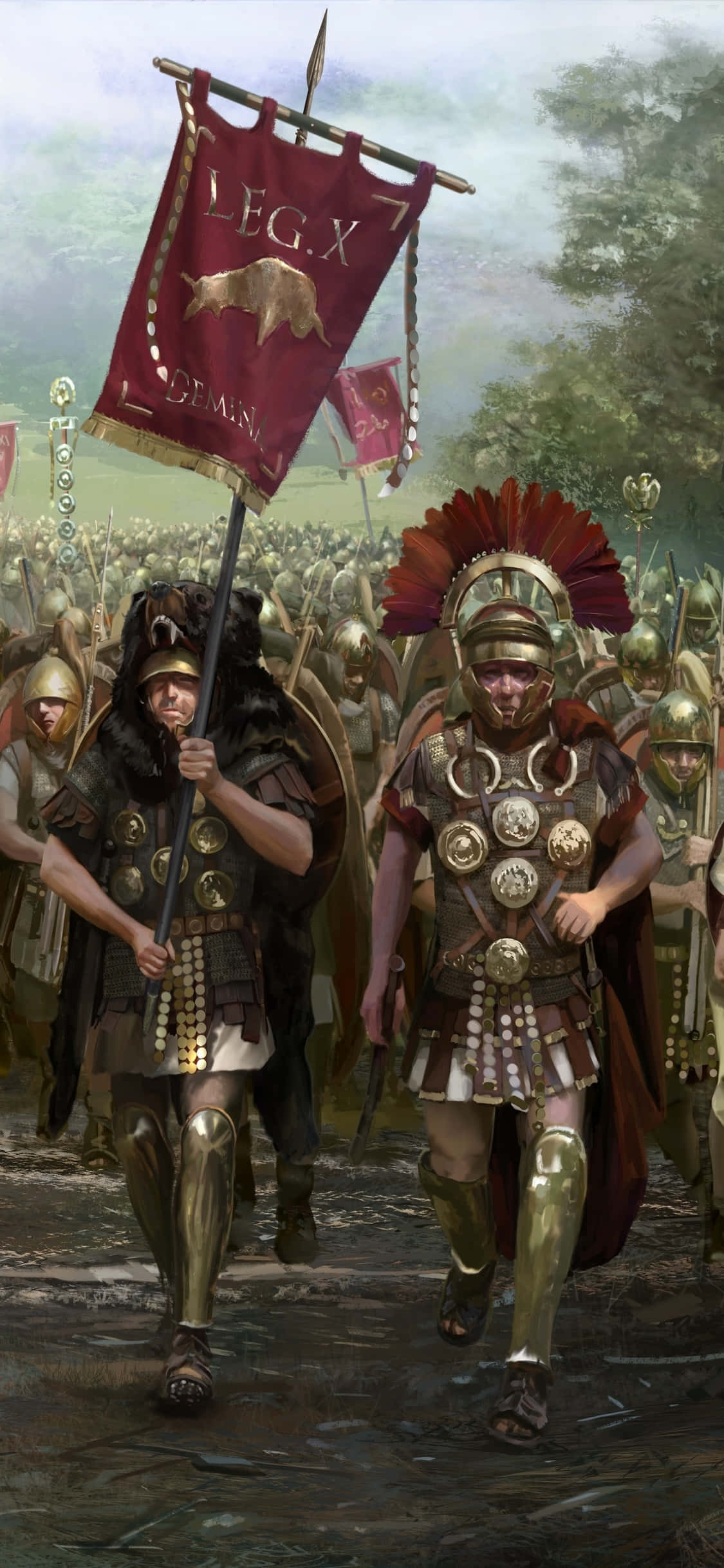 Завоюйте Римскую империю с iPhone Xs Total War Rome 2 Шпалери