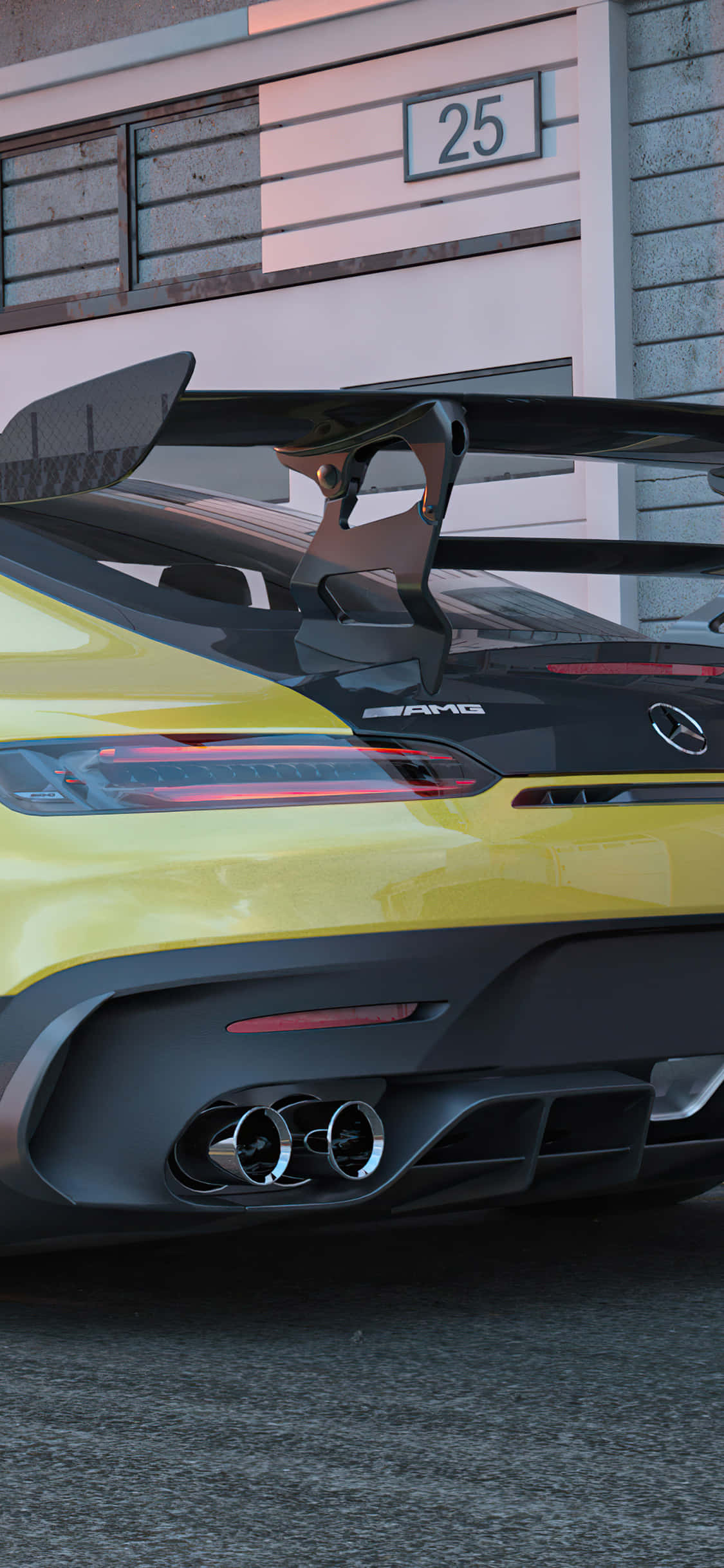 Фон Android Amg Gt-r в профиль сзади Шпалери