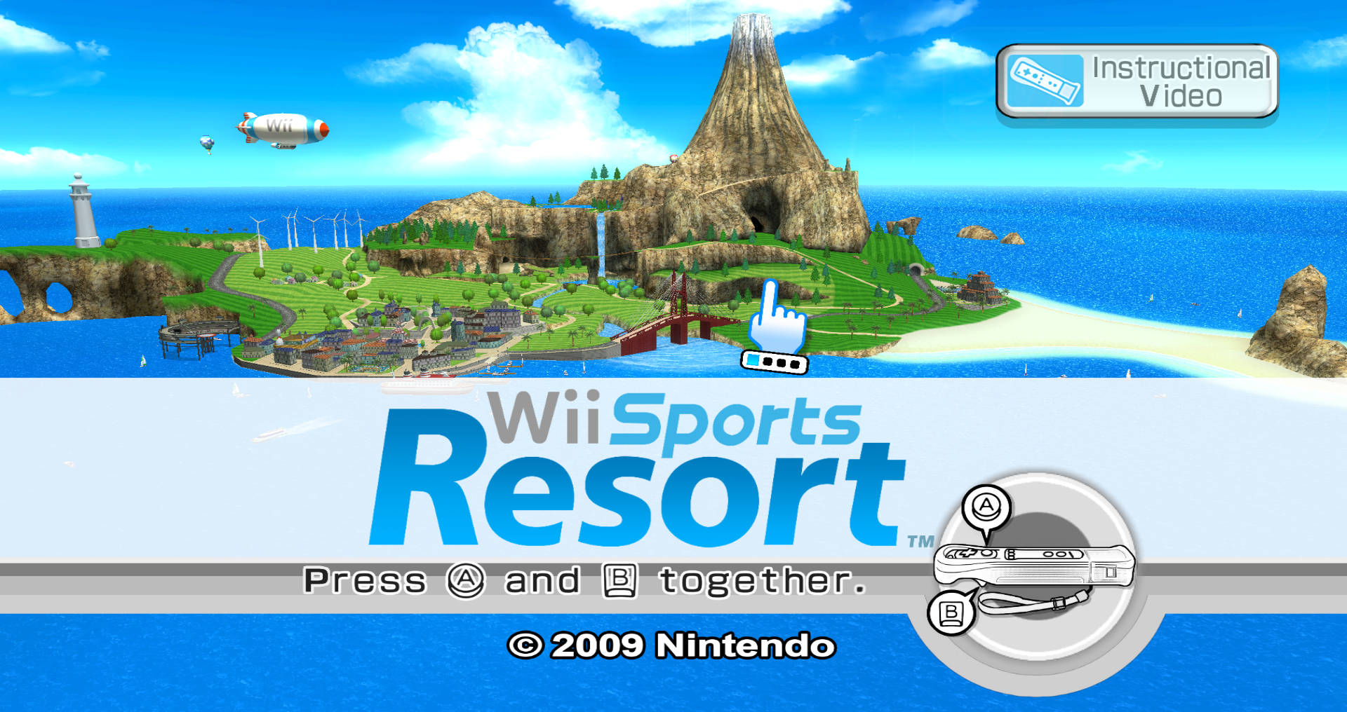 Заставка гри Wii Sports Resort Шпалери