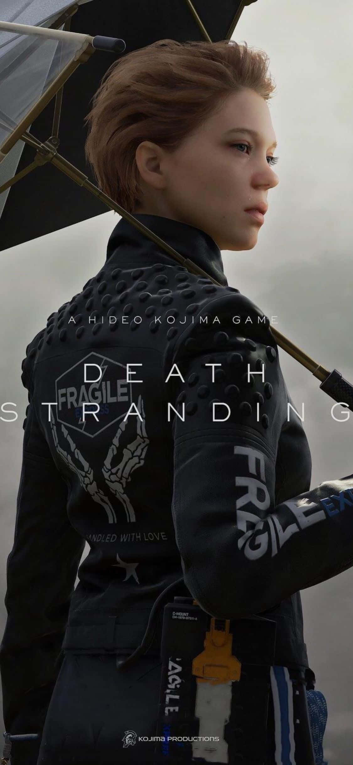Затеряйтесь в постапокалиптическом мире с захватывающей игрой Death Stranding на вашем iPhone X Шпалери