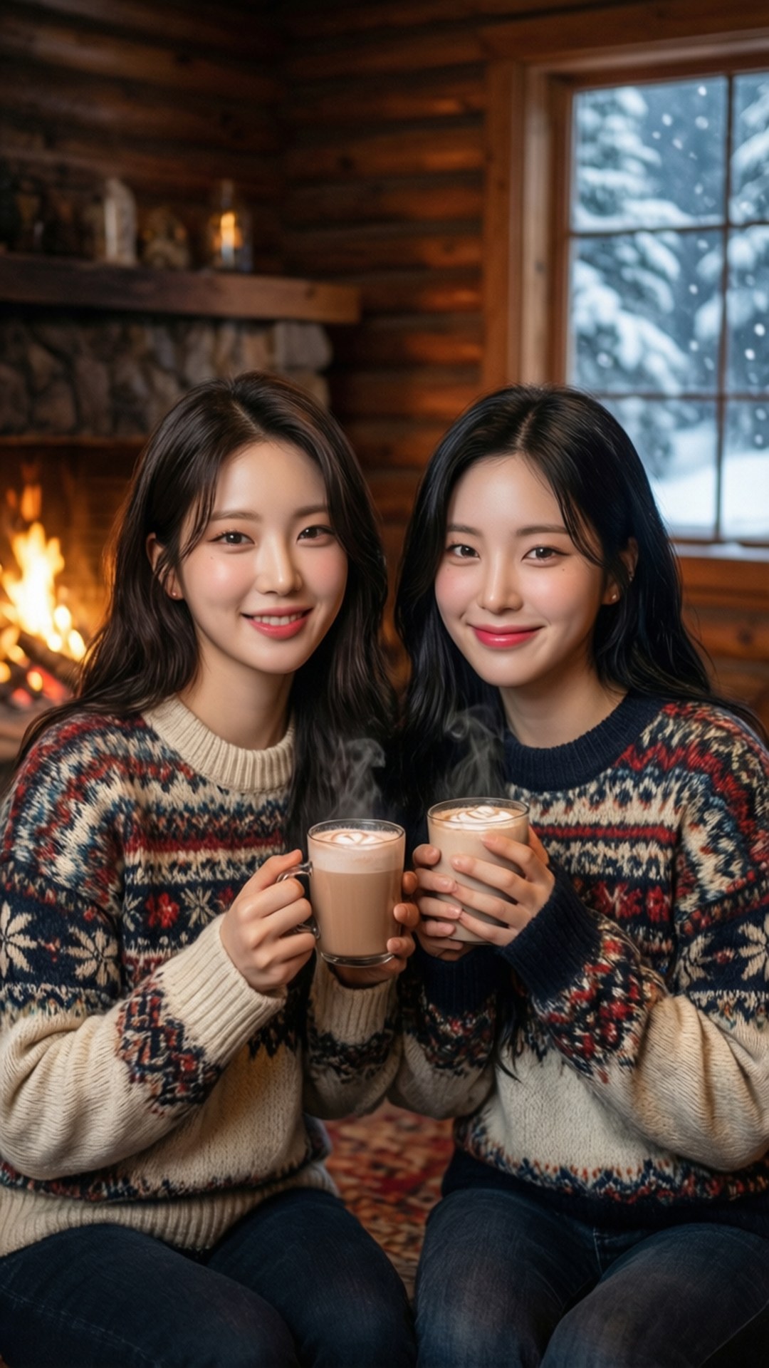 Затишна зима TWICE Шпалери
