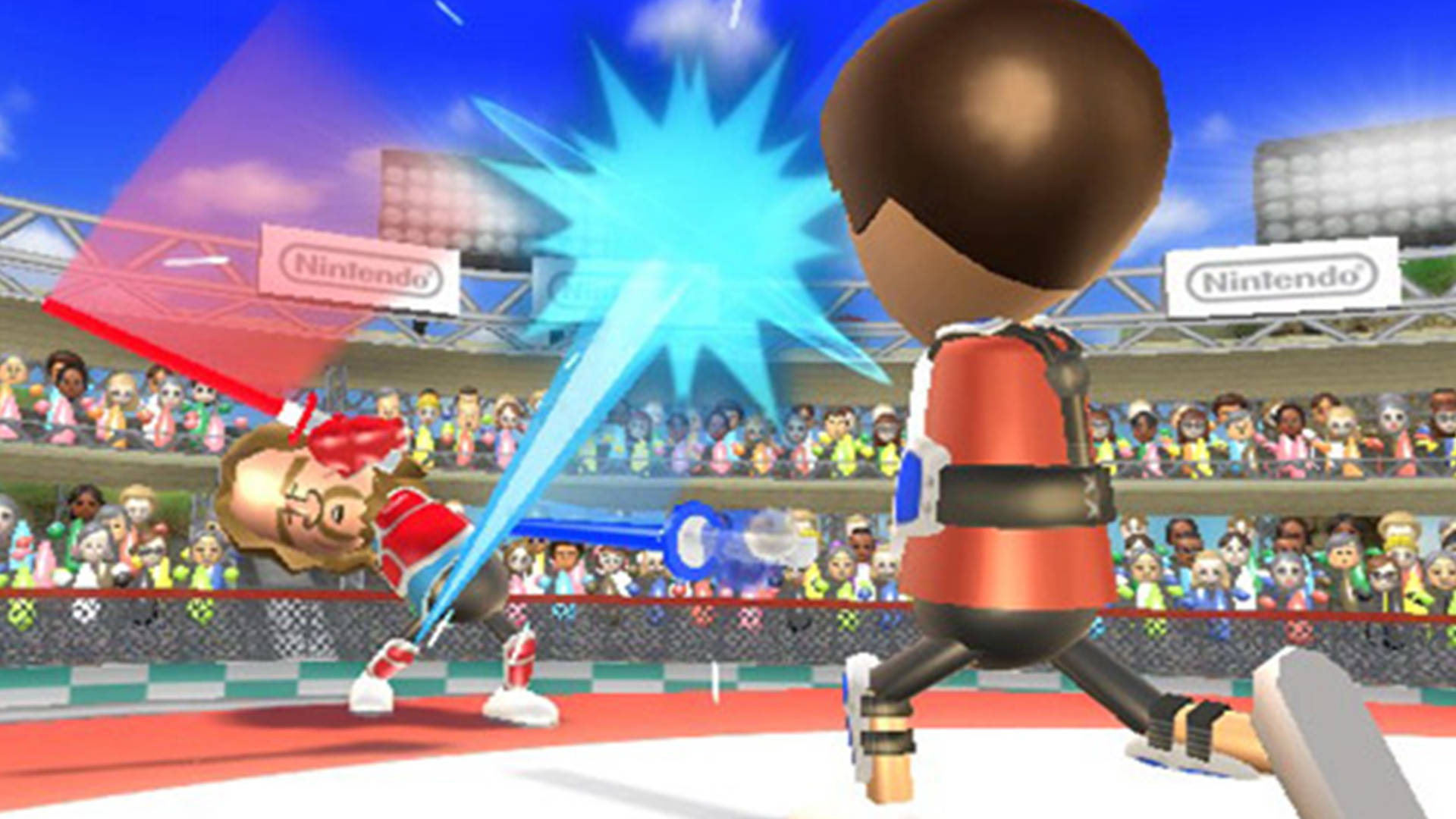 Захопливе фехтування у Wii Sports Resort Шпалери