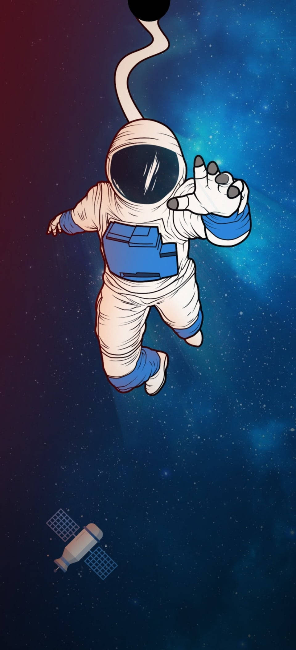 Захопливий мультяшний космонавт Шпалери