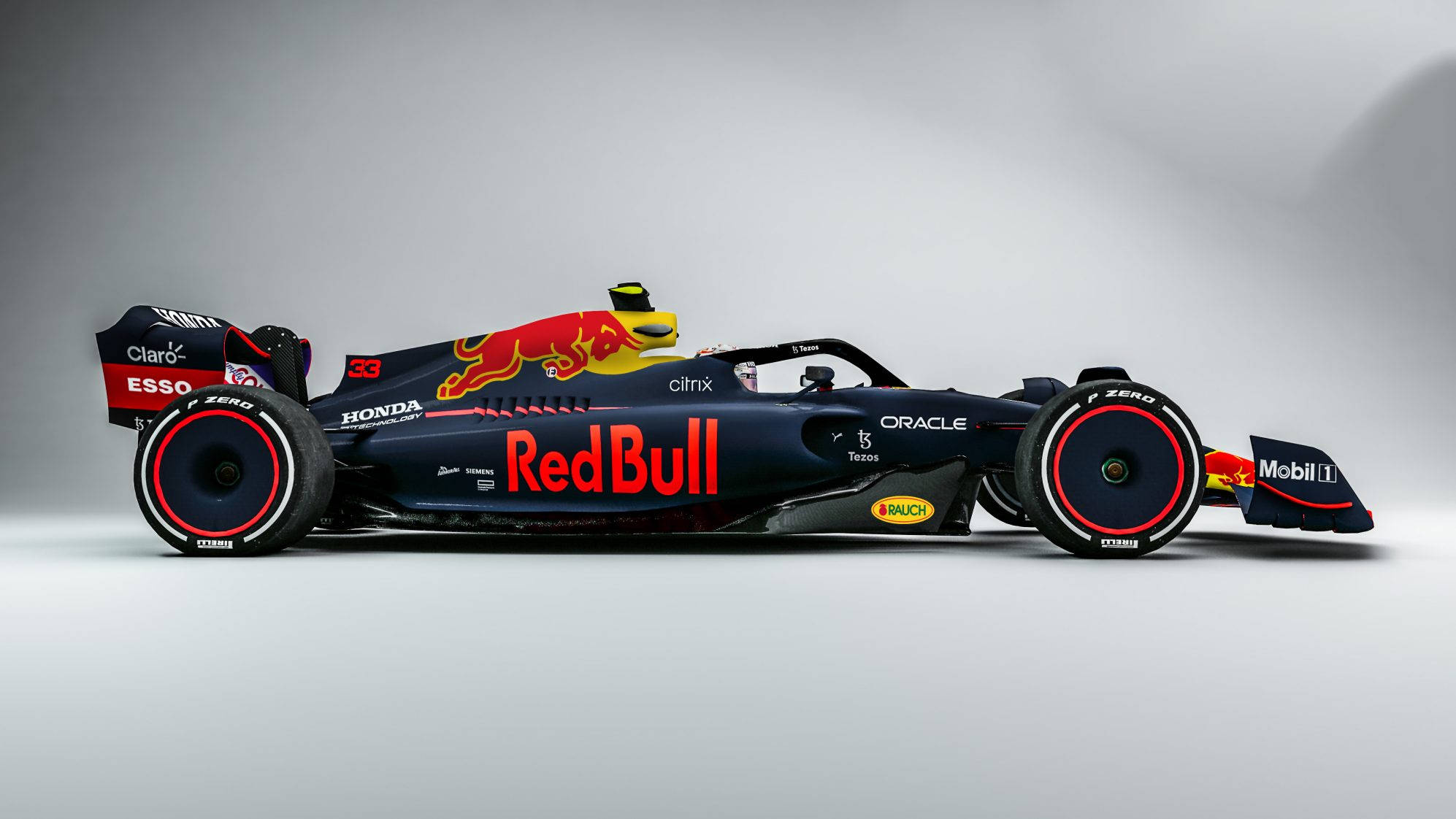 Захоплююча швидкість - Red Bull F1 у дії Шпалери