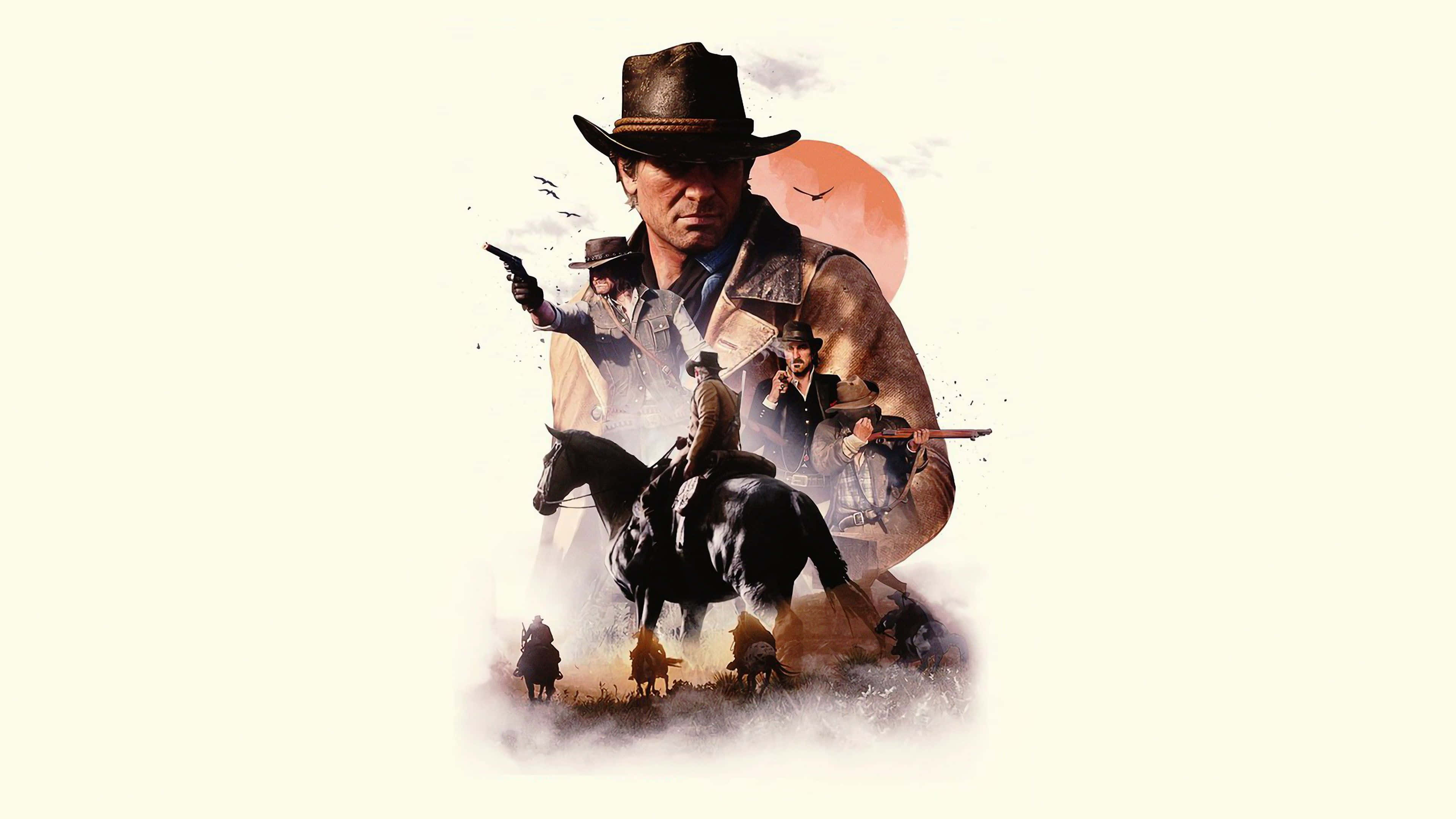 Захоплюючий західний пейзаж з Red Dead Redemption 2 Шпалери
