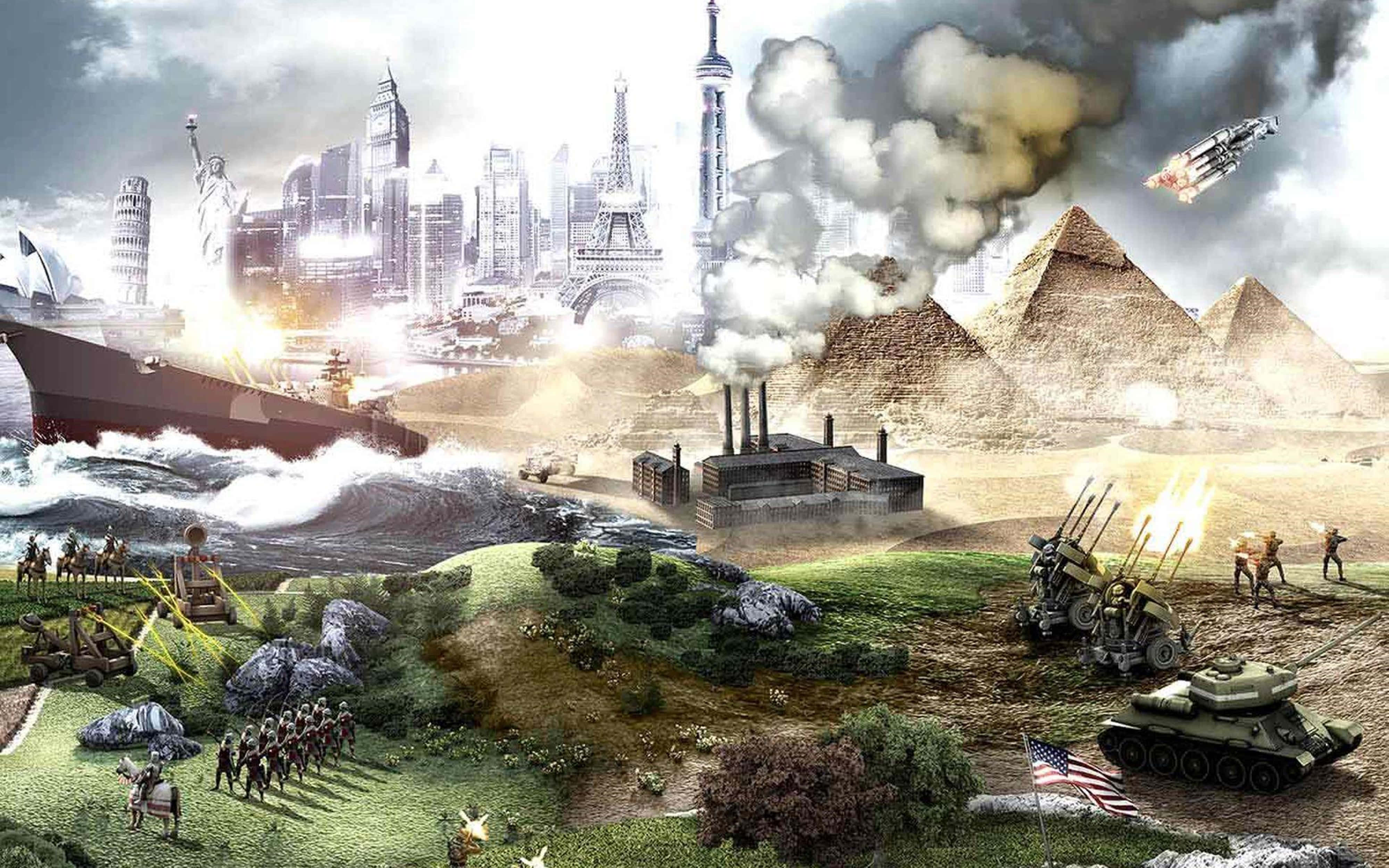Захоплюючий фон для гри Civilization V у повній роздільній здатності 4K. Шпалери