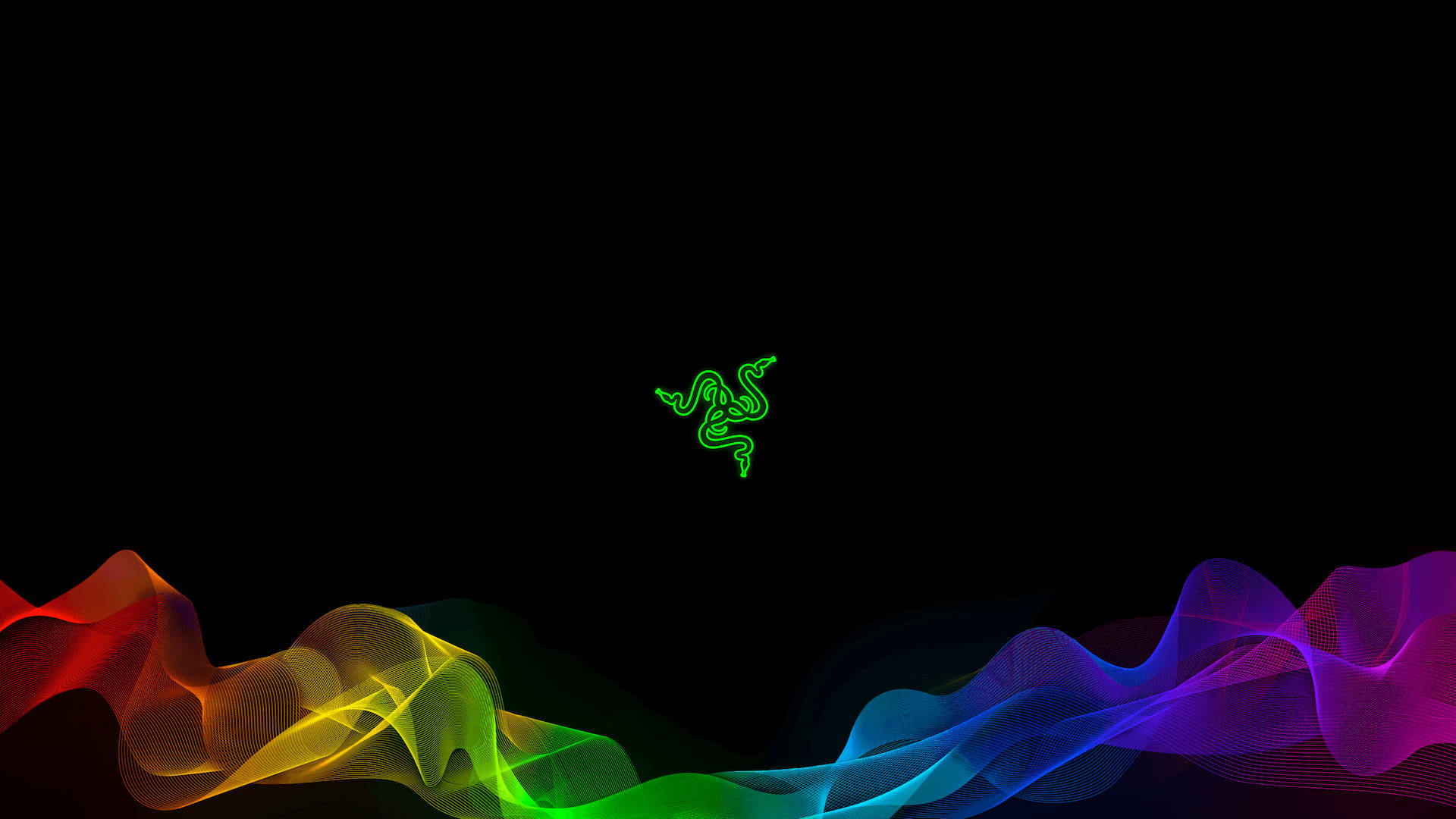 Зелений Razer RGB 4K Шпалери