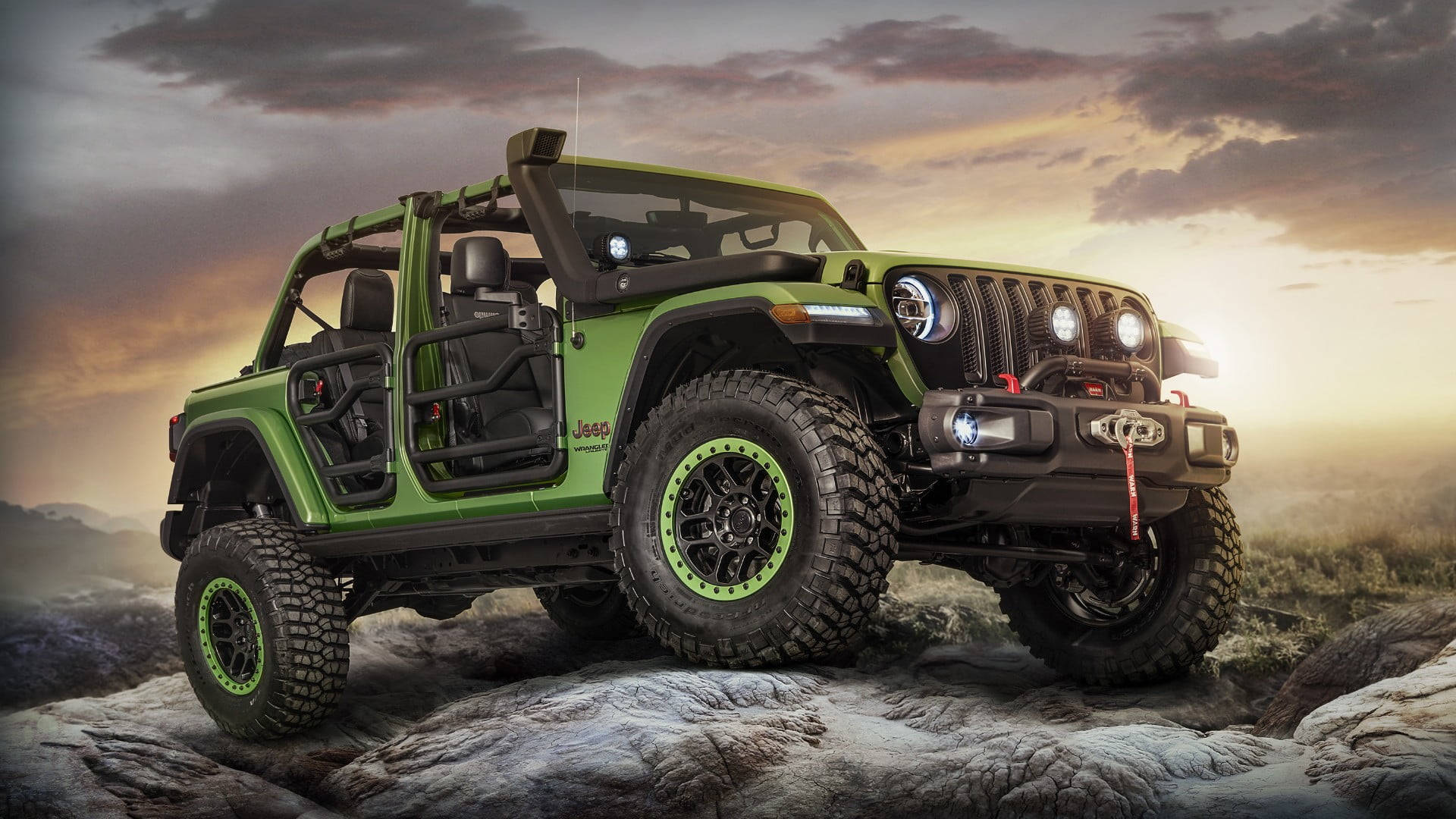 Зелений Thar 4K Jeep — Автомобіль Шпалери