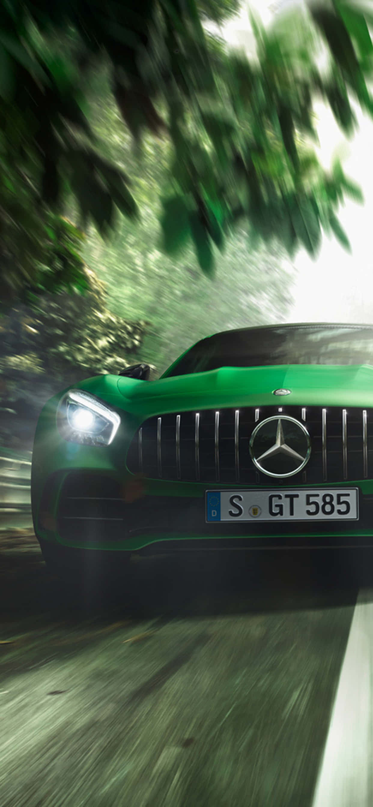 Зеленый фон Android Amg Gt-r Шпалери