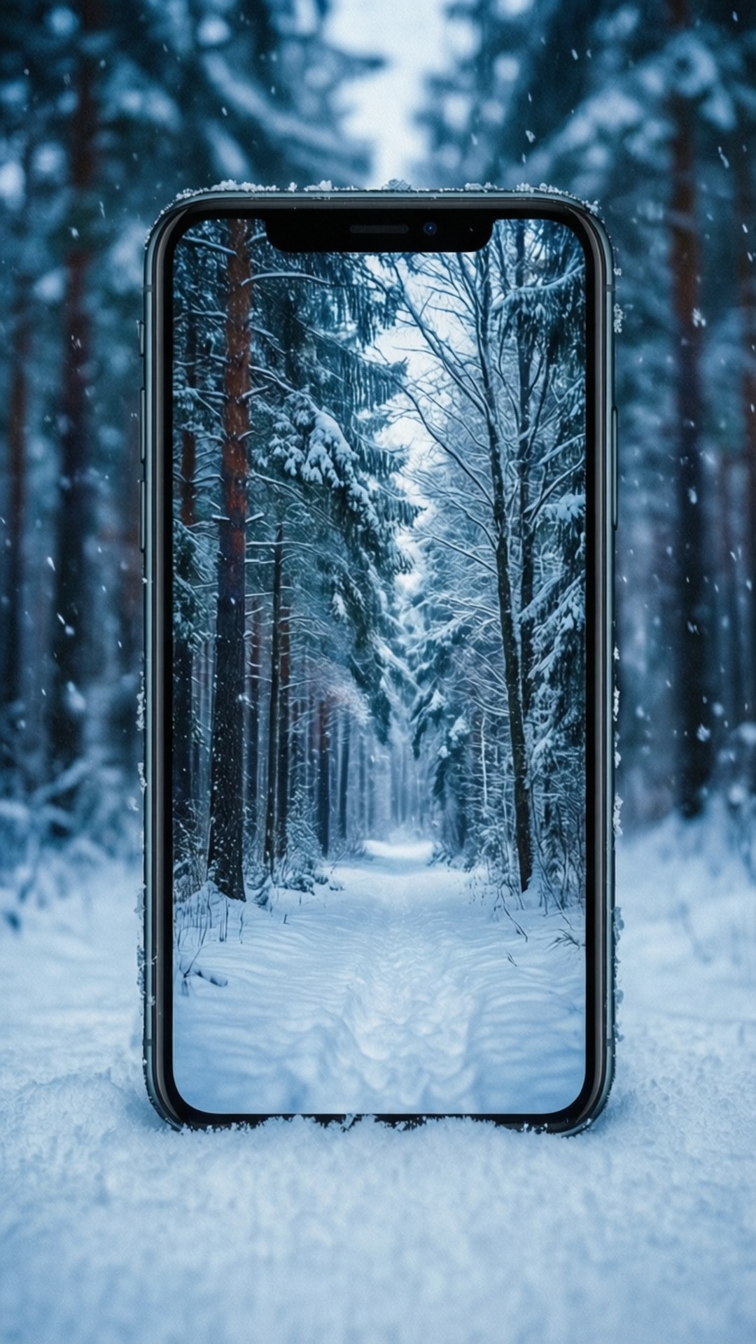 Зимняя сказка Шпалери