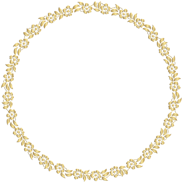Золотий квітковий вінок Шпалери