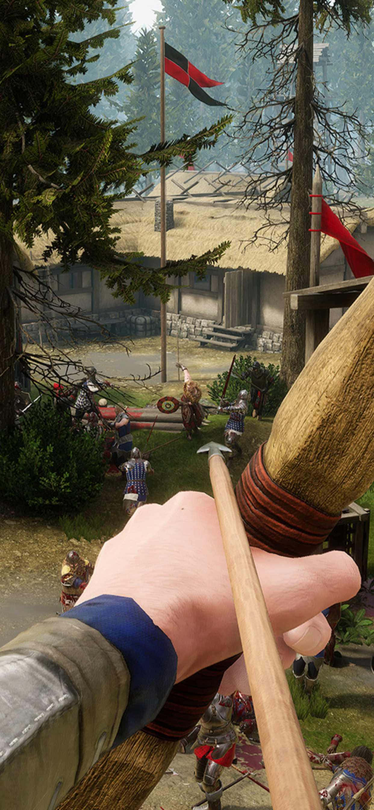 Играйте в Mordhau на новейшем iPhone Шпалери