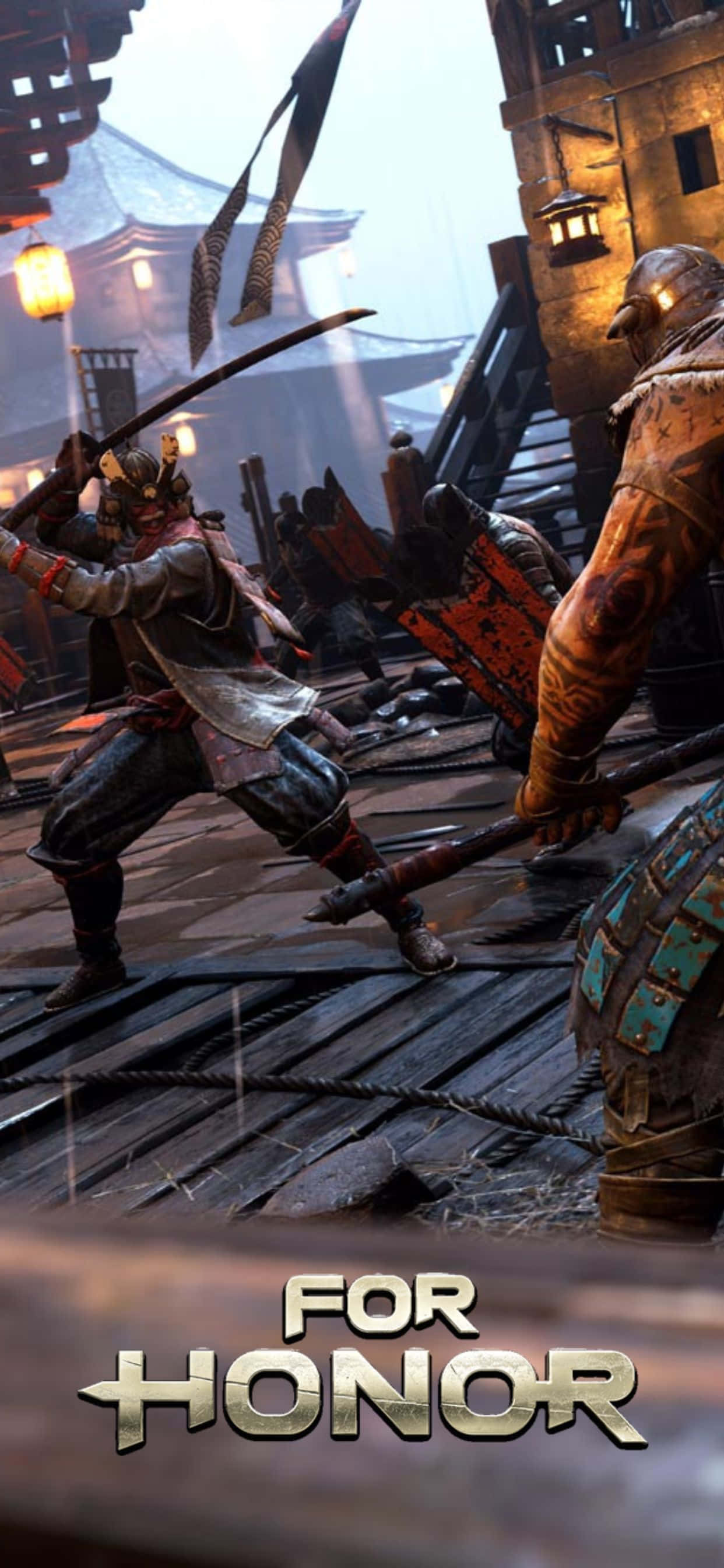 Играйте в захватывающую экшн-игру For Honor на вашем iPhone XS Max Шпалери