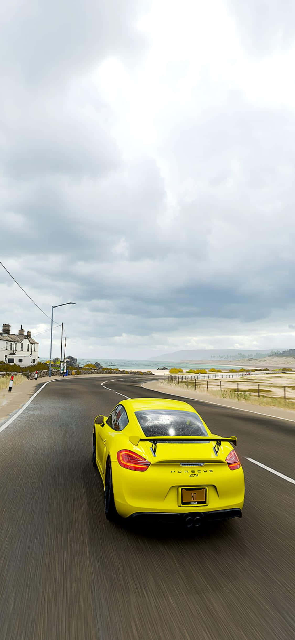 Испытайте гоночную игру как никогда раньше с iPhone Xs и Forza Horizon 4 Шпалери