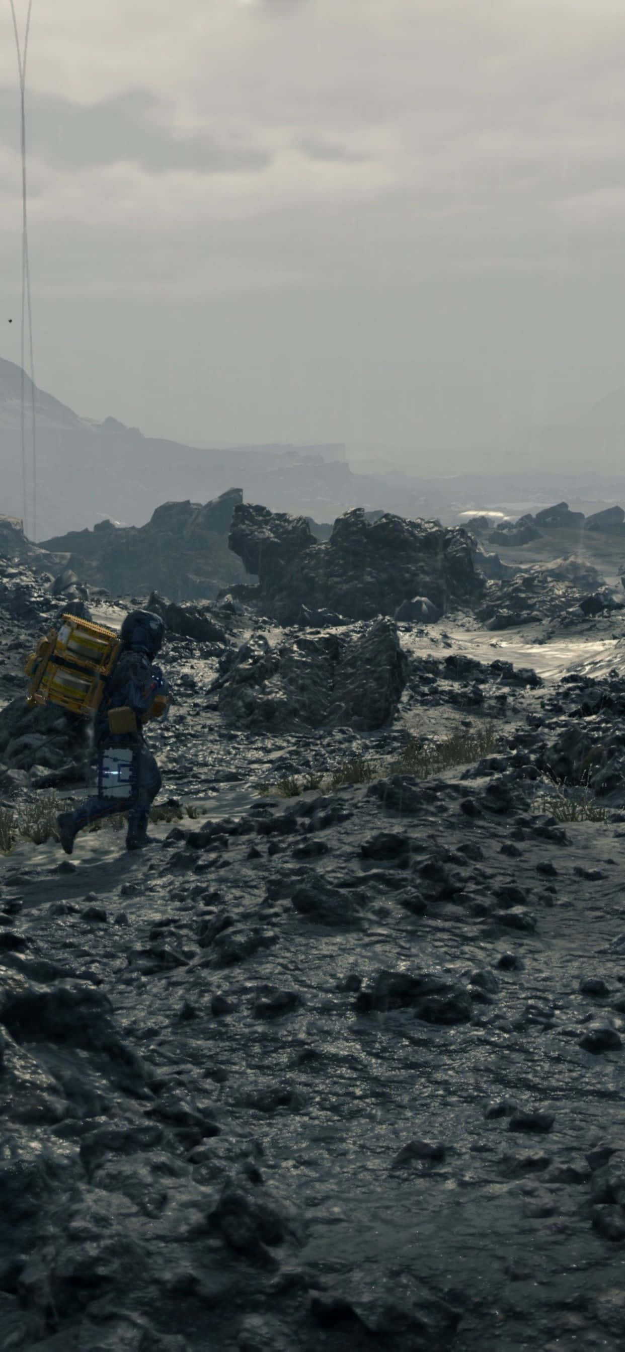 Відчуйте інтенсивность Death Stranding на iPhone Xs Max Шпалери