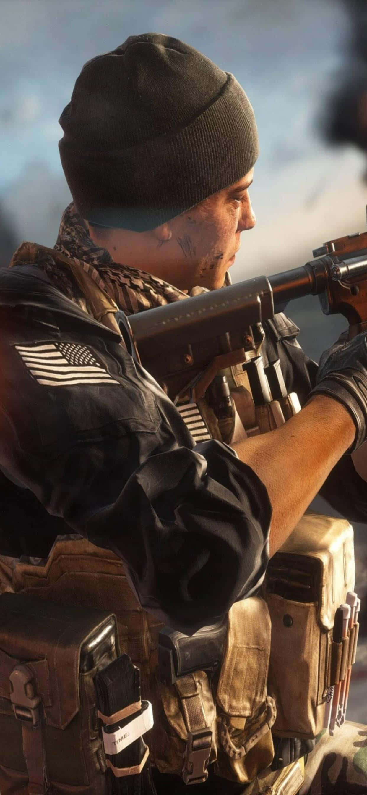 Испытайте эпические битвы на вашем iPhone Xs Max с Battlefield 4 Шпалери