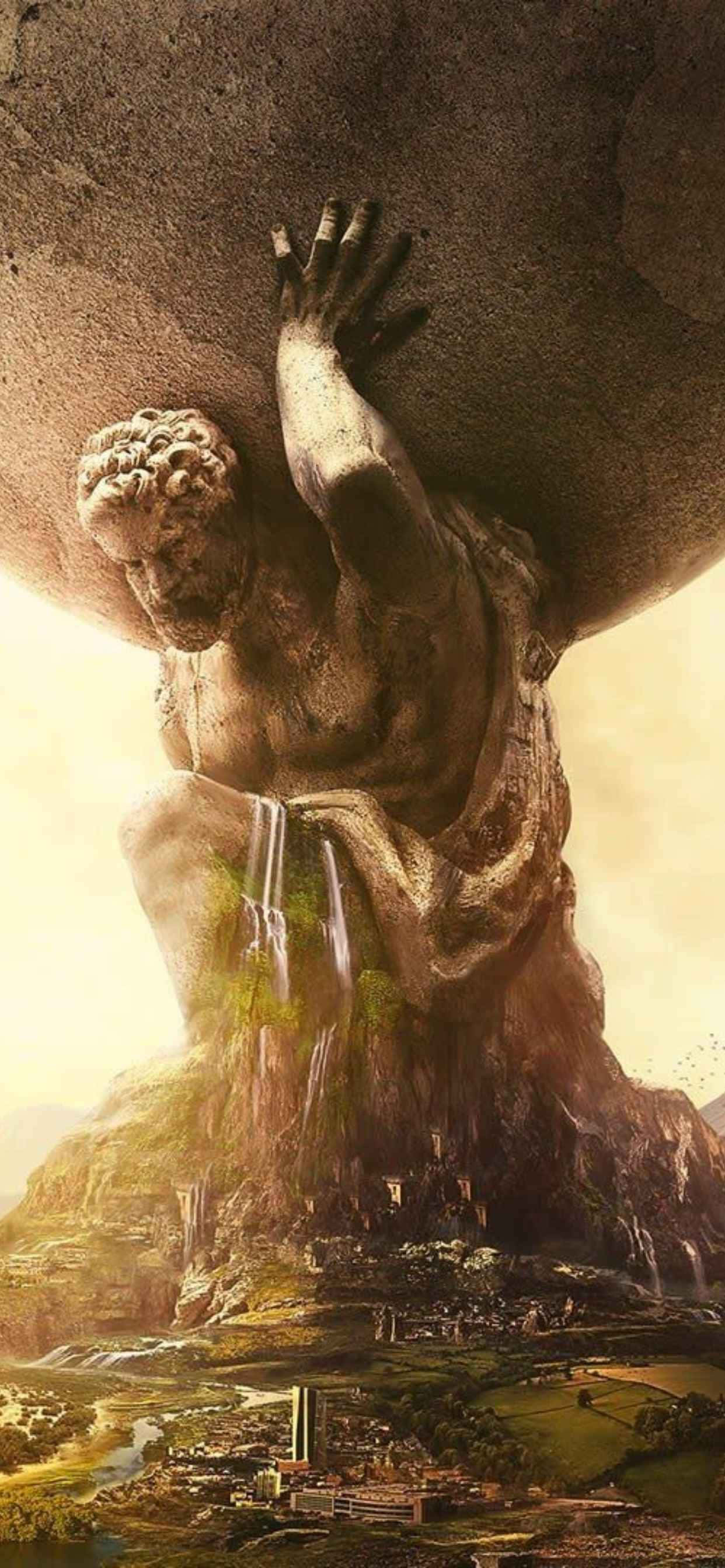 Дослідите древний мир стратегии с iPhone XS Max и Civilization V Шпалери