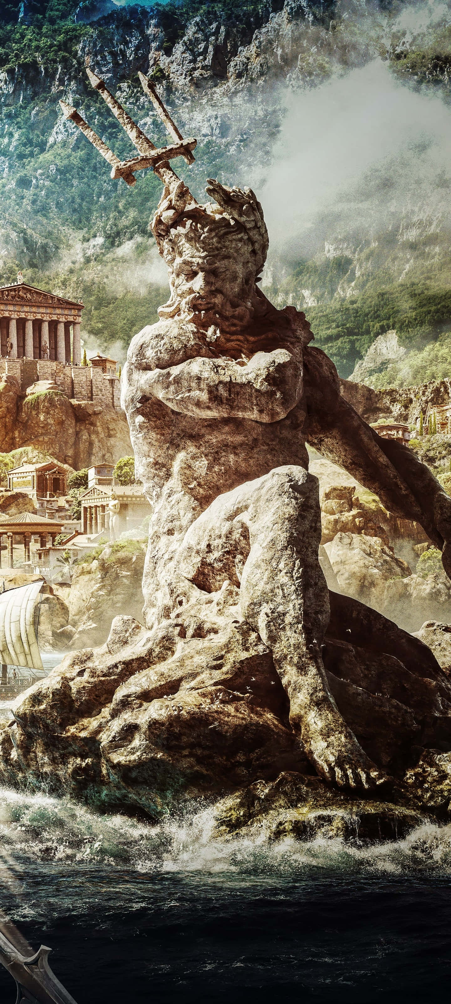Исследуйте древнюю Грецию и станьте легендарным героем в Android Assassin’s Creed Odyssey. Шпалери