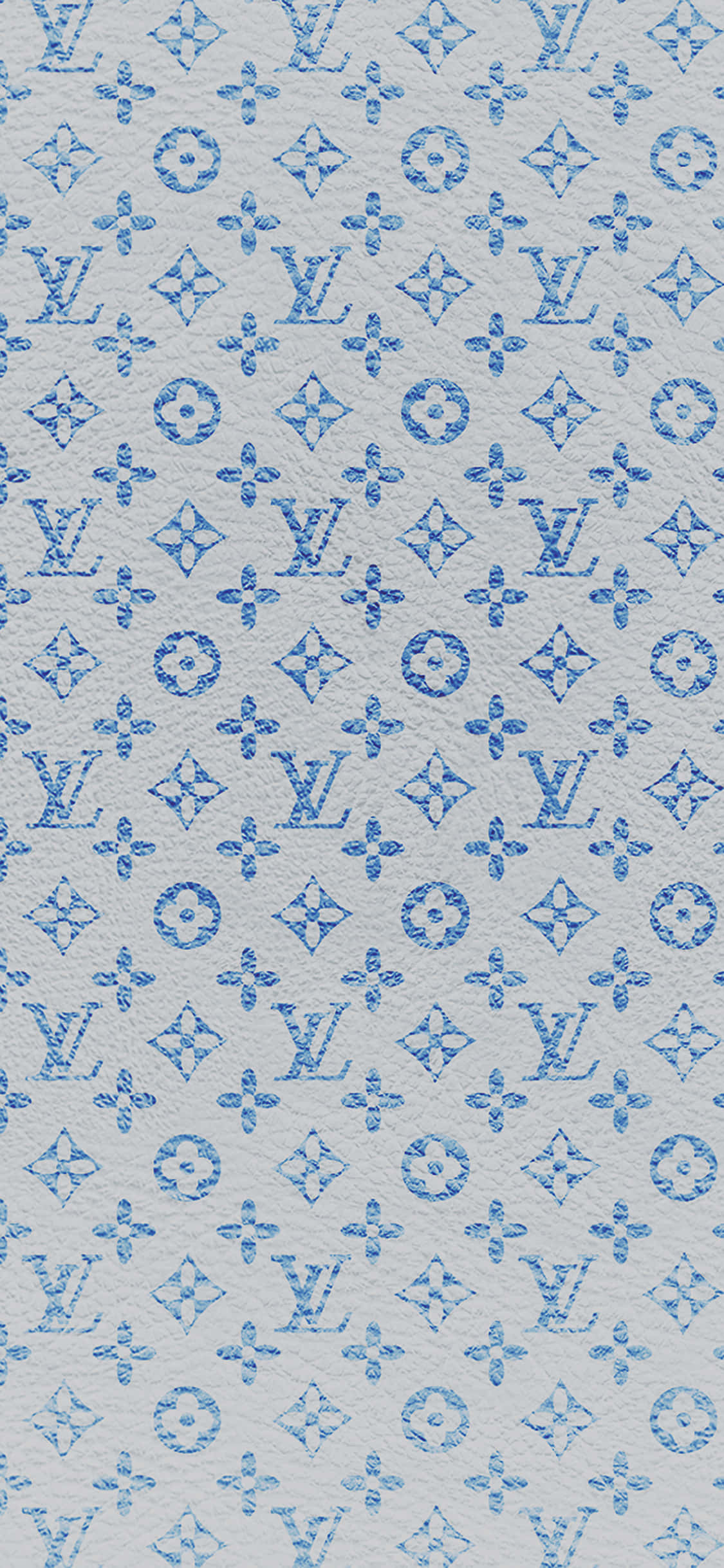 Исследуйте мир во временной элегантности с Louis Vuitton Blue Шпалери