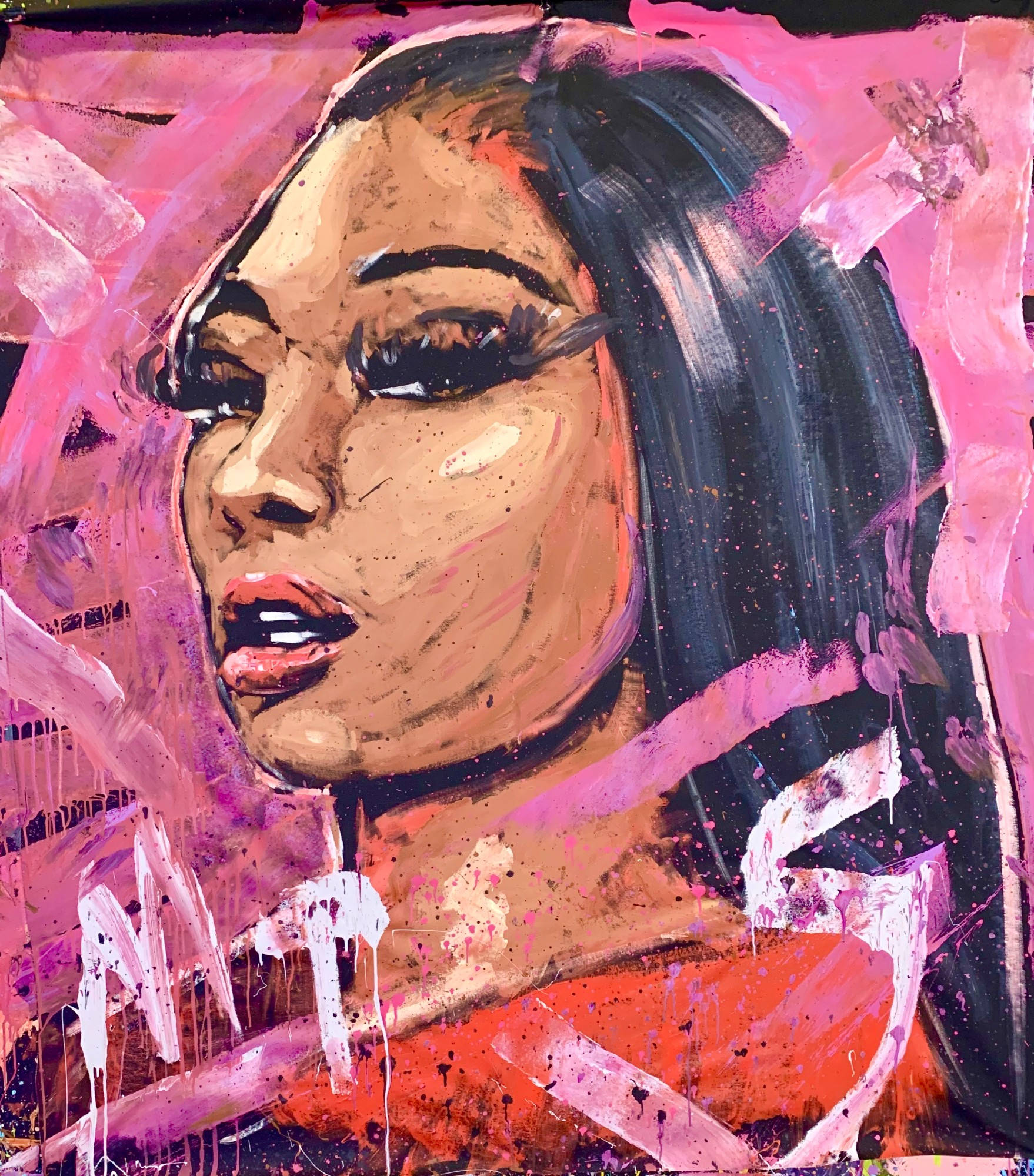 Картина Megan Thee Stallion Шпалери