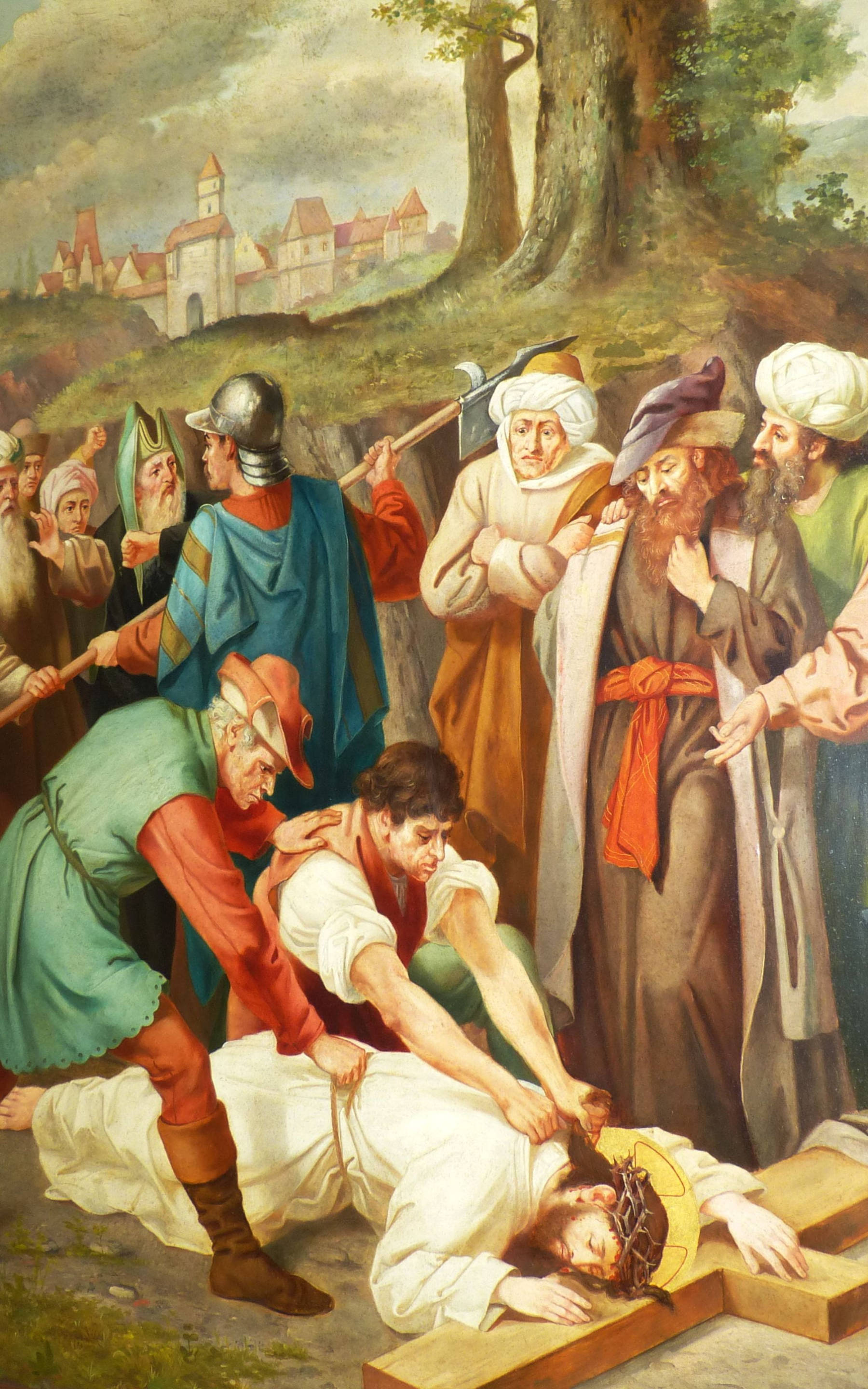 Картина католической тайны Шпалери