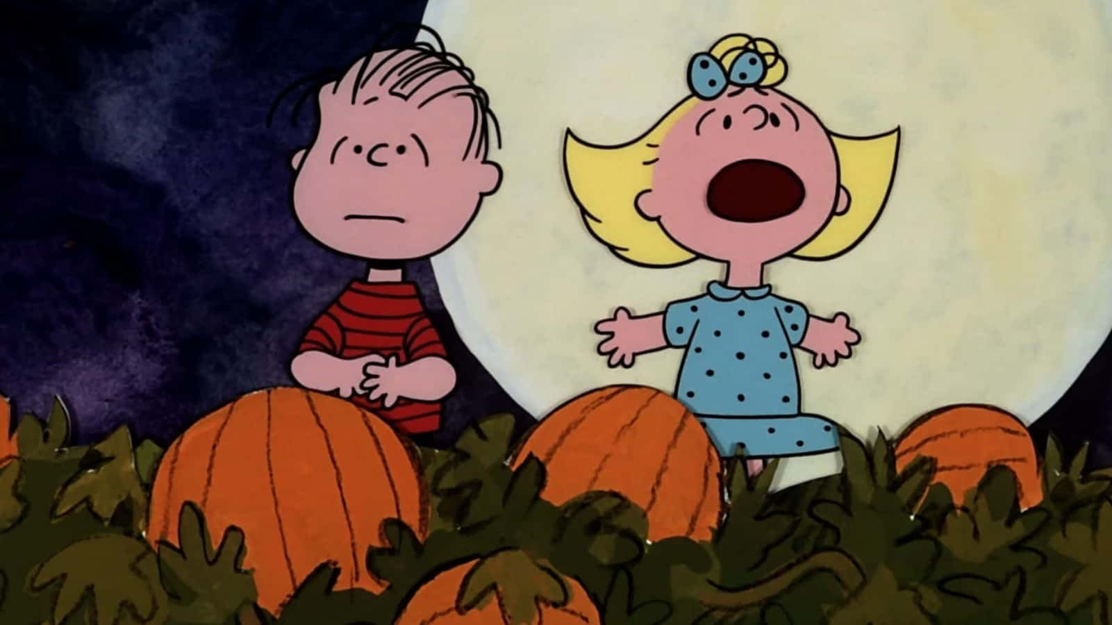 Картинки Чарлі Брауна на Хелловін Шпалери