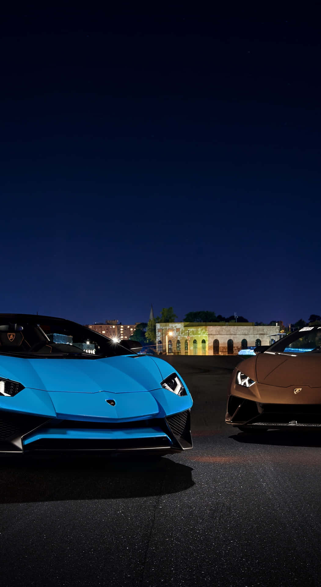 Синій Lamborghini iPhone — Суперкари Шпалери