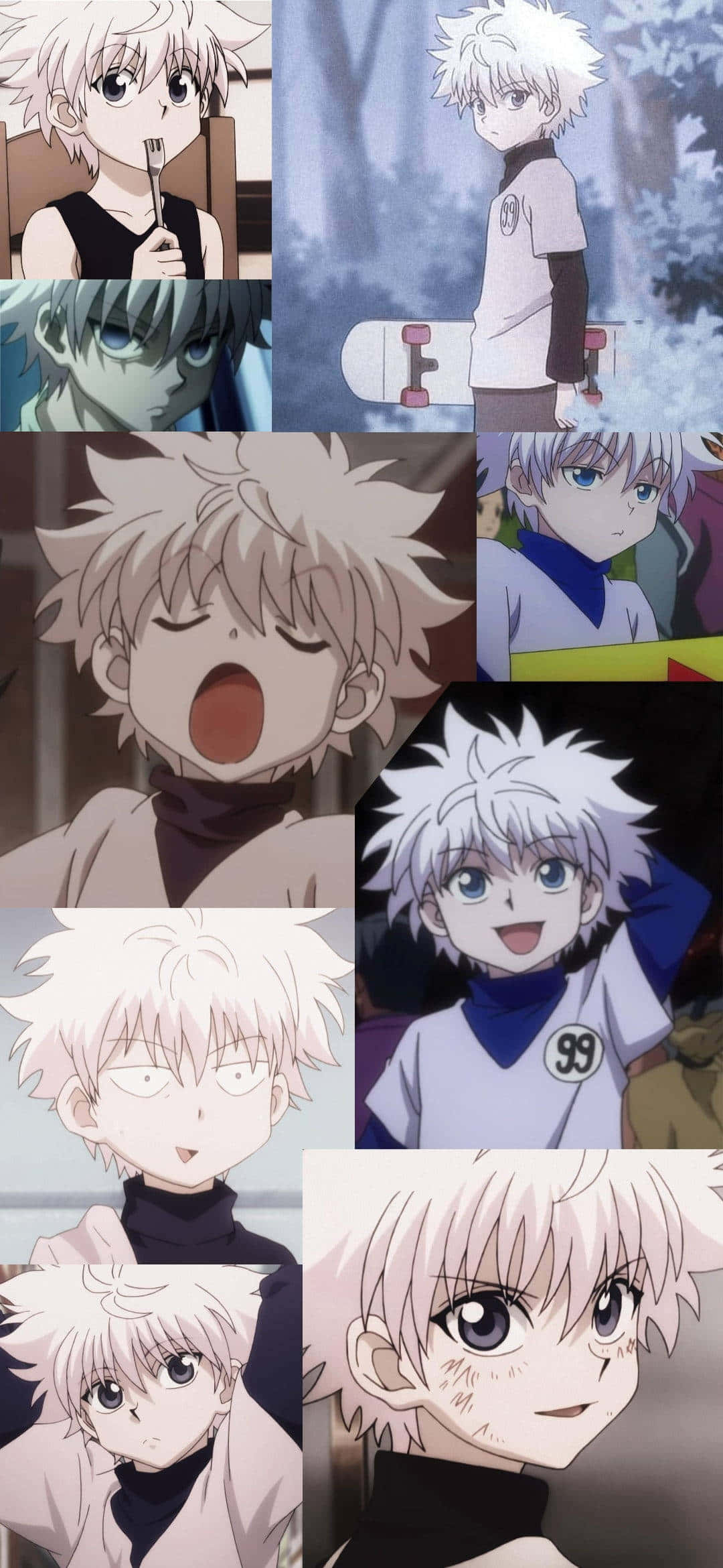 Коллаж Киллуа Hunter X Hunter PFP Шпалери
