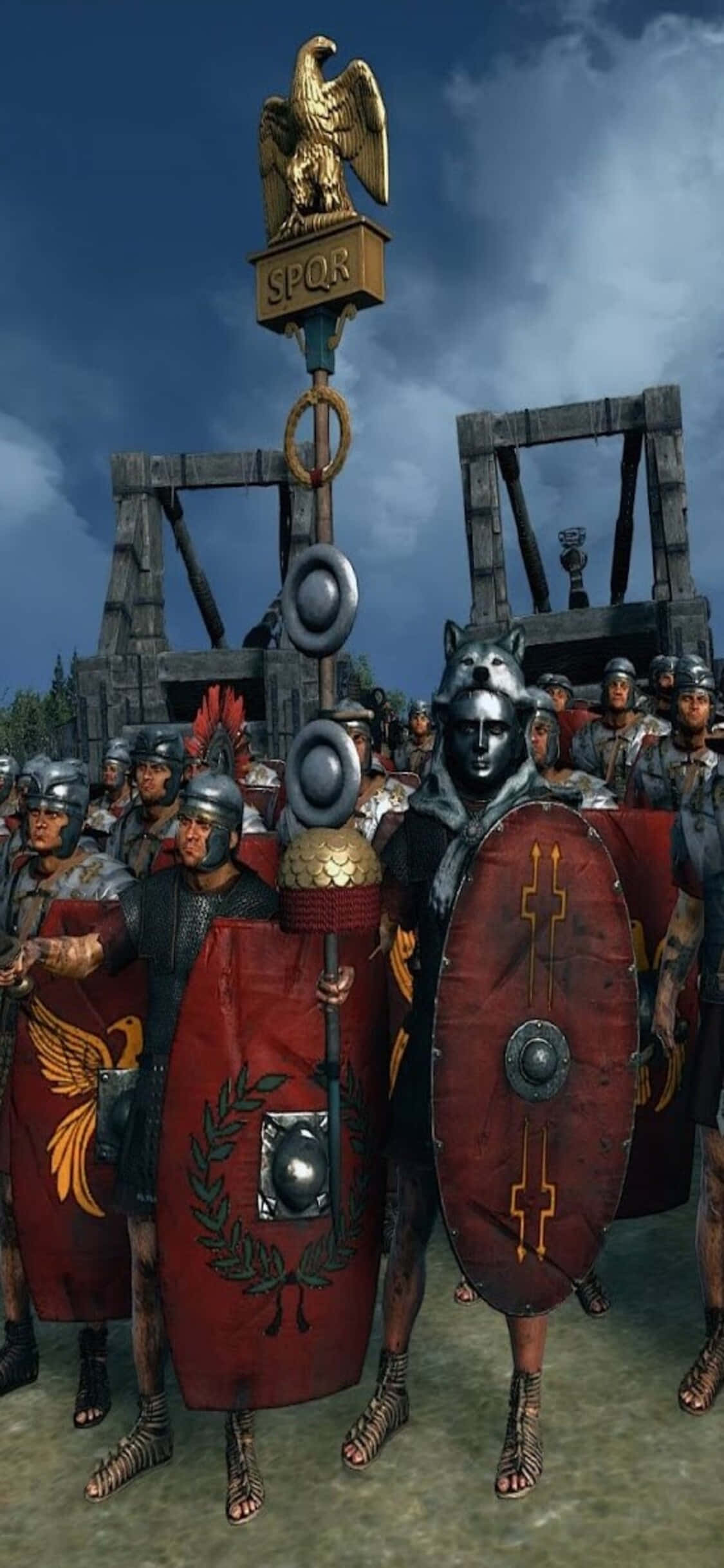 Командуй своими войсками в мире Total War: Rome 2 на своём iPhone XS Шпалери