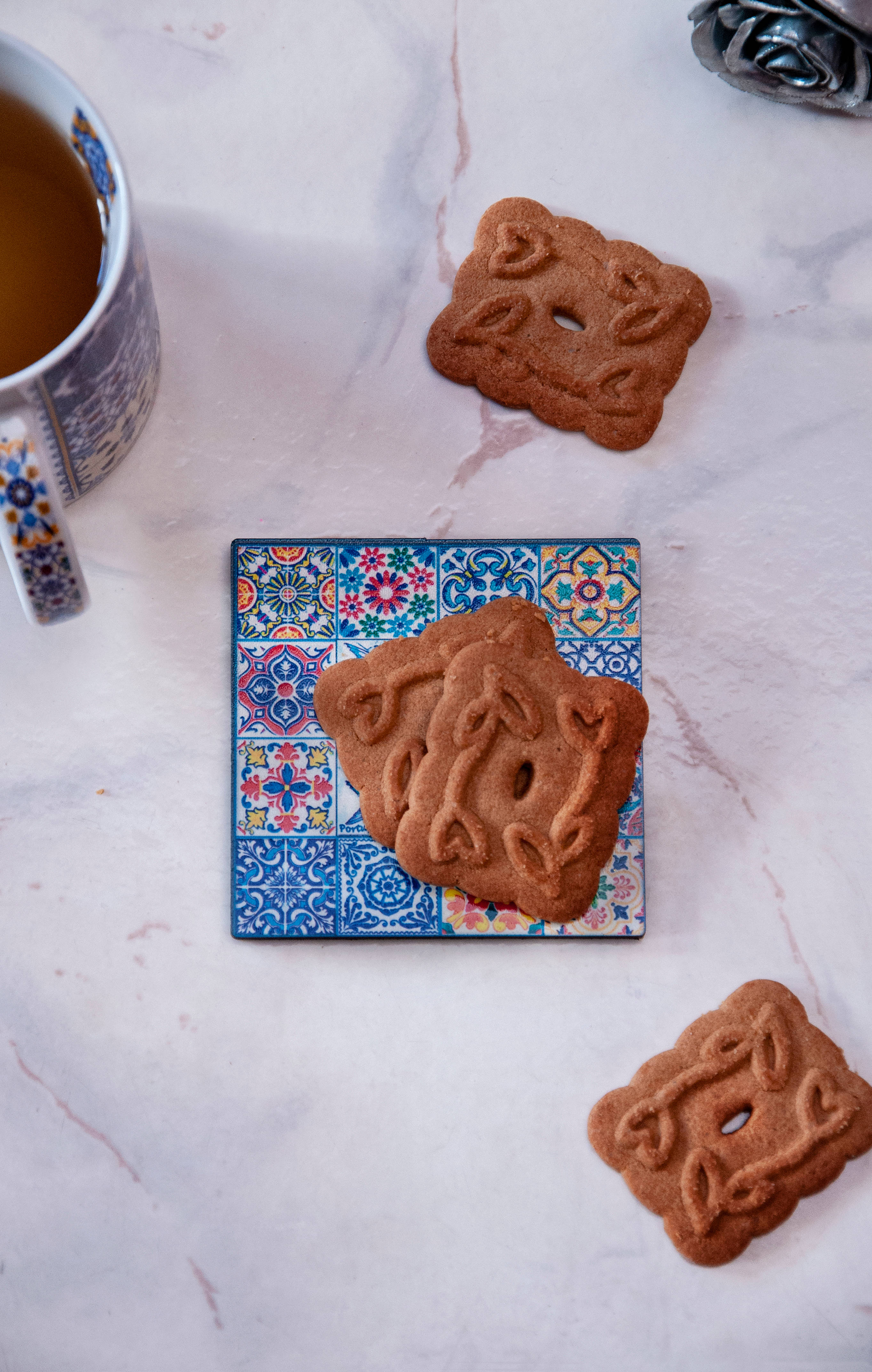 Коричневое имбирное печенье Шпалери